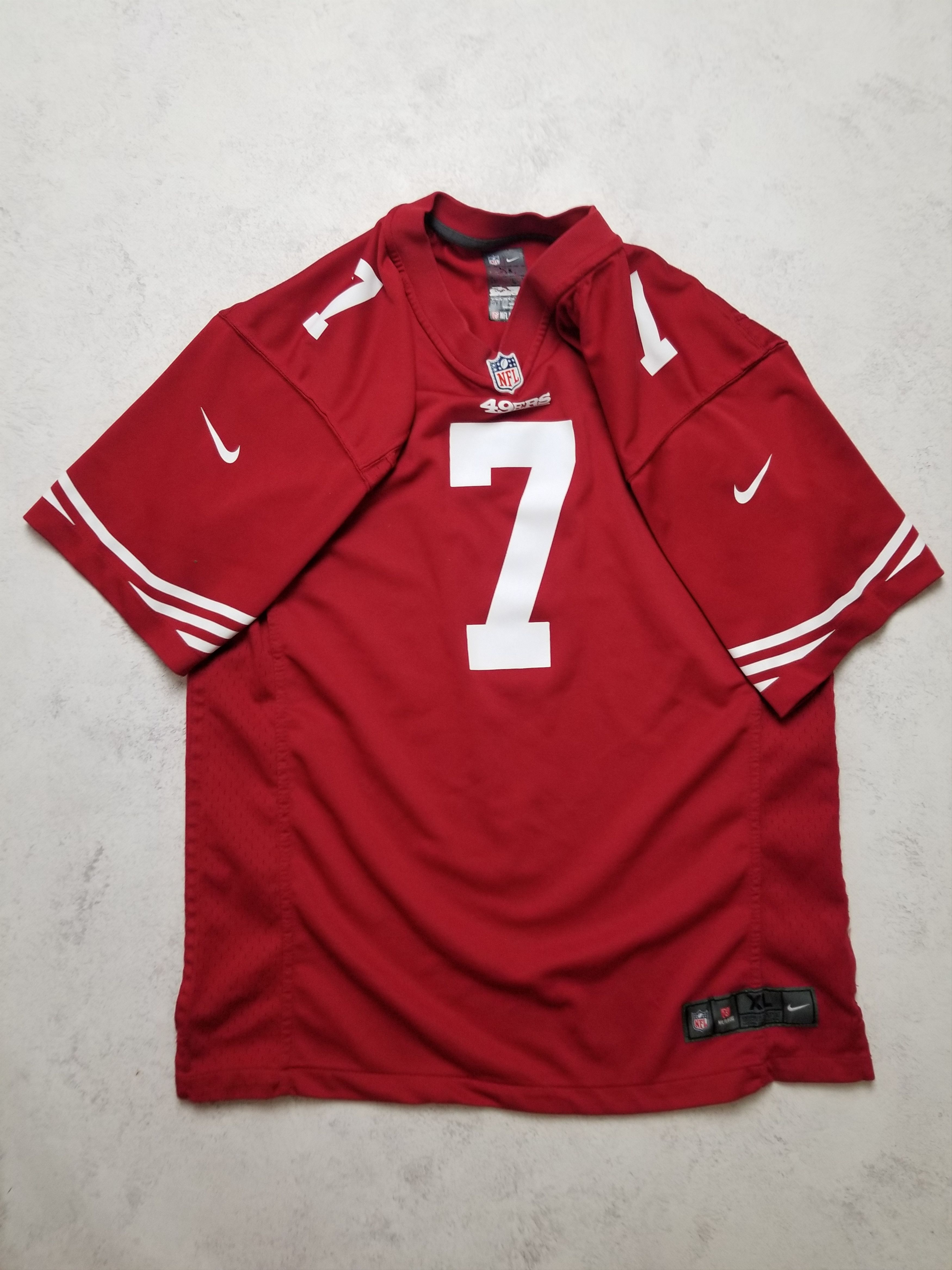 Nike Colin Kaepernick San Francisco 49ers NFL Jersey Youth XL Size US XS / EU 42 / 0 - 10 Thumbnail
