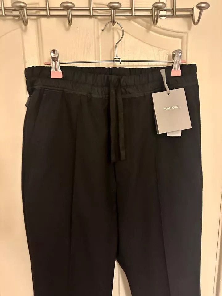 Tom Ford o1ebxxf0225 Casual Wool Trousers in Black Size US 30 / EU 46 - 2 Thumbnail
