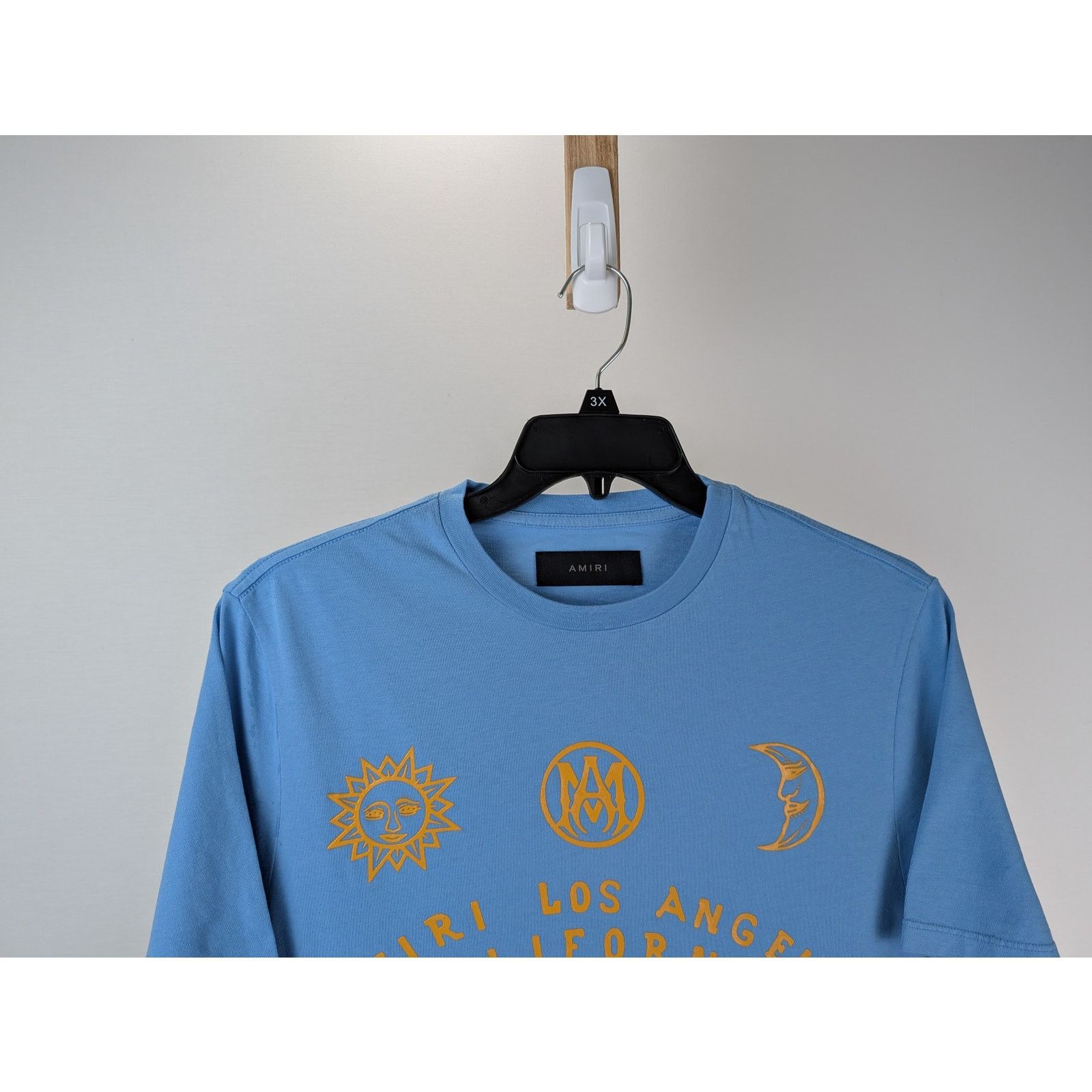 Amiri o1rshd1 Q:2 / Ouija Board Tee T-Shirt in Carolina Blue Size US S / EU 44-46 / 1 - 2 Thumbnail