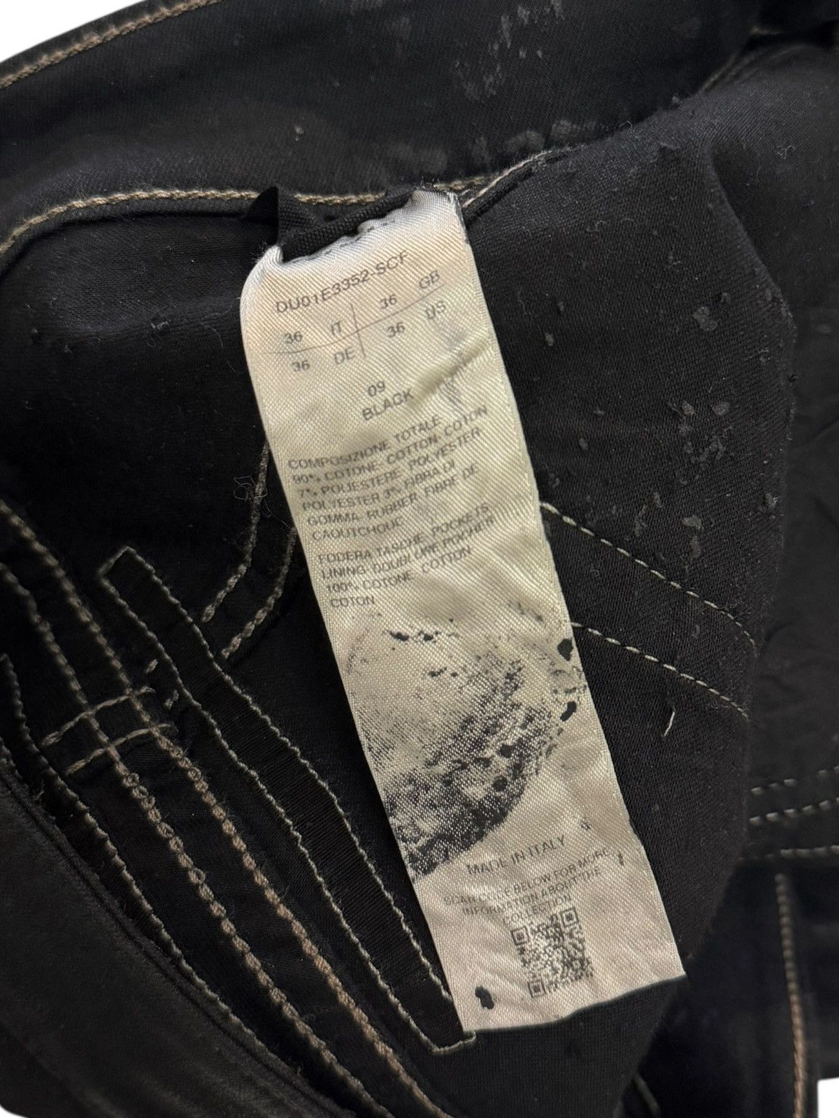 Rick Owens Bias Bootcut Flare Waxed Denim Size US 36 / EU 52 - 10 Thumbnail
