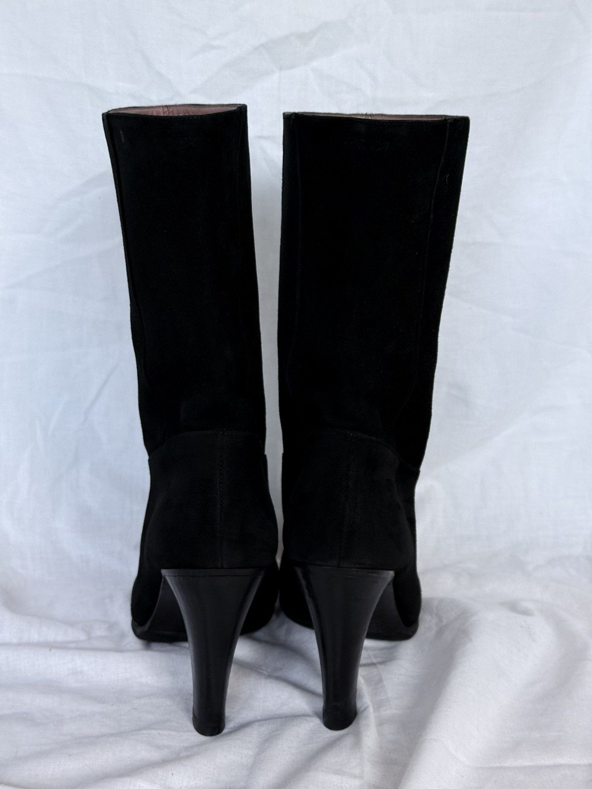 Gucci Gucci Black Suede Riding boots Size US 9 / IT 39 - 5 Thumbnail