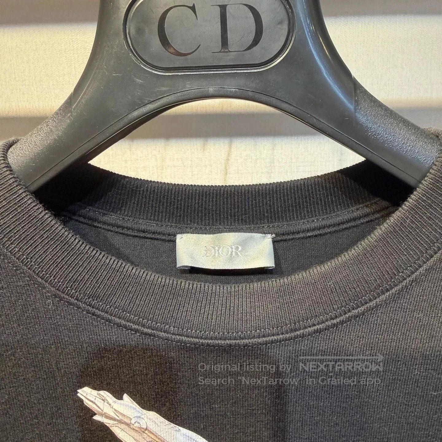 Dior Black Graphic Print Short Sleeve T-Shirt. Size US XS / EU 42 / 0 - 4 Thumbnail