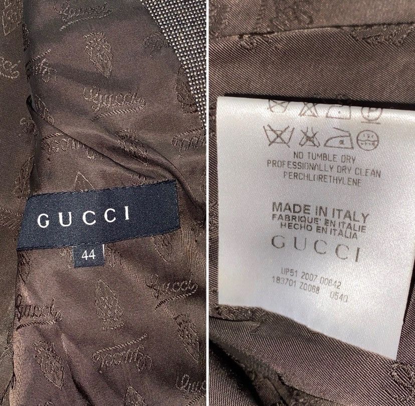 Gucci GUCCI WOOL PATCHED BLAZER JACKET BROWN SIZE 44 Size M / US 6-8 / IT 42-44 - 6 Thumbnail