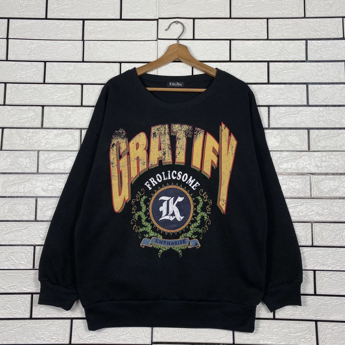Japanese Brand Libr Abo Vintage Sweatshirt Big Logo Size US M / EU 48-50 / 2 - 2 Thumbnail
