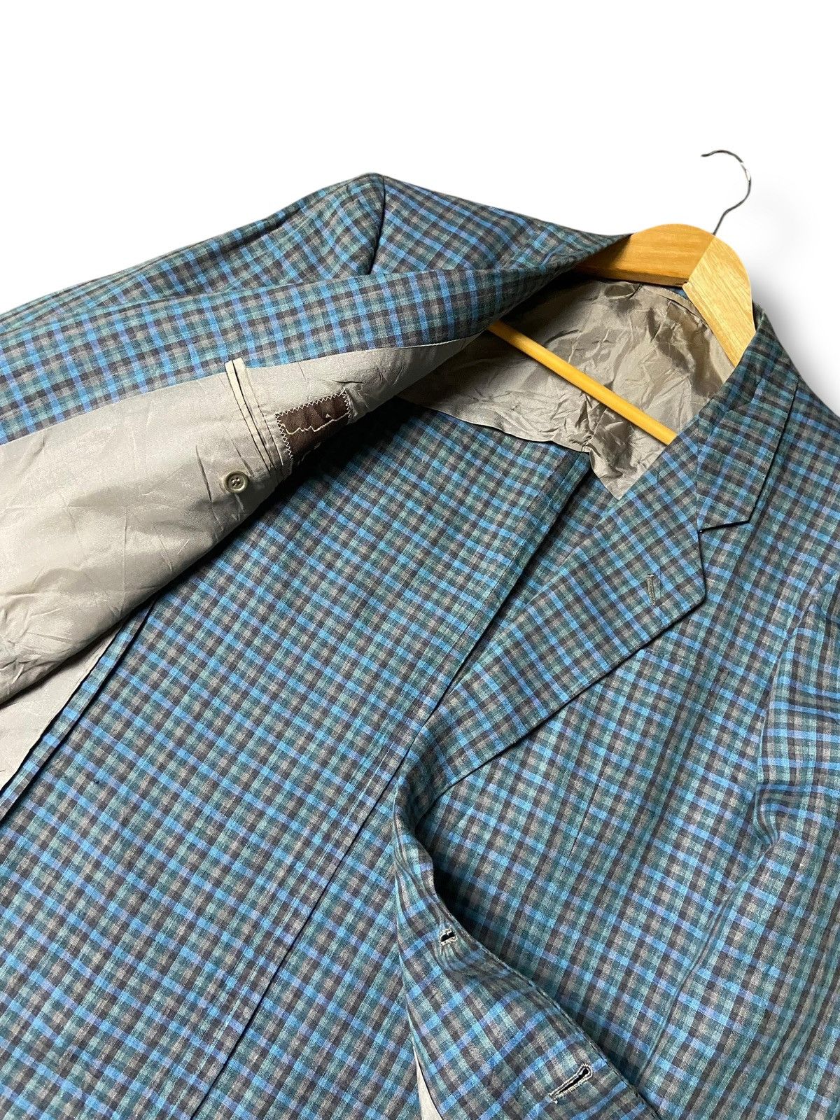 Givenchy Vintage GIVENCHY Checkered Blazer (139) Size US XXS / EU 40 - 4 Thumbnail