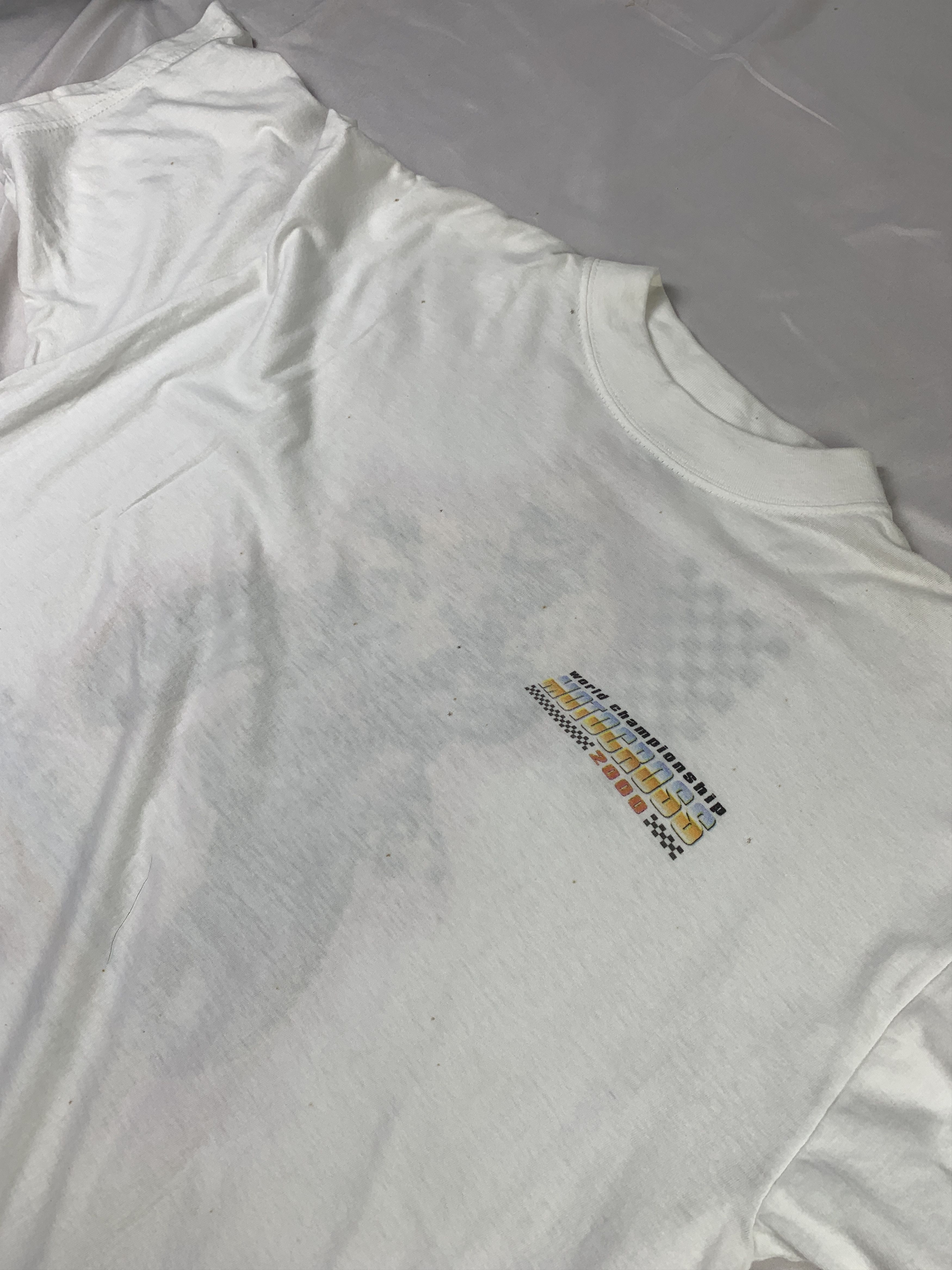 Vintage 2000 Motocross WC White #4 Tee (M) Size M / US 6-8 / IT 42-44 - 2 Thumbnail