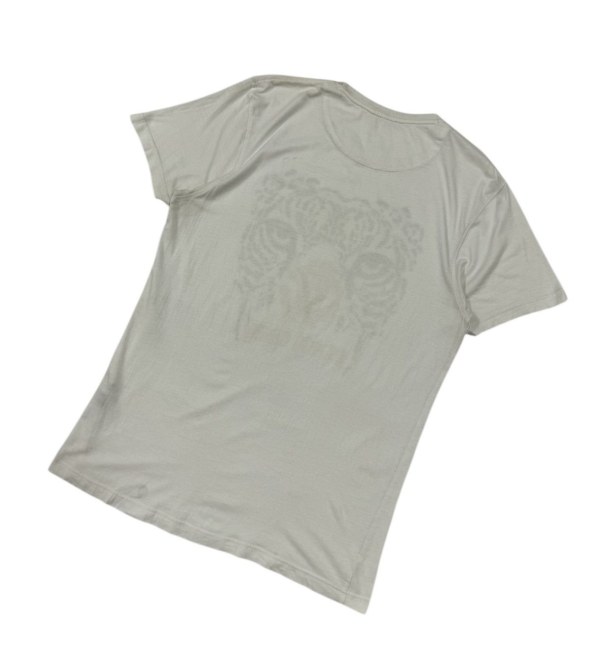 Roberto Cavalli Robertor Cavalli White Tiger Printed Tee Size US XL / EU 56 / 4 - 10 Thumbnail
