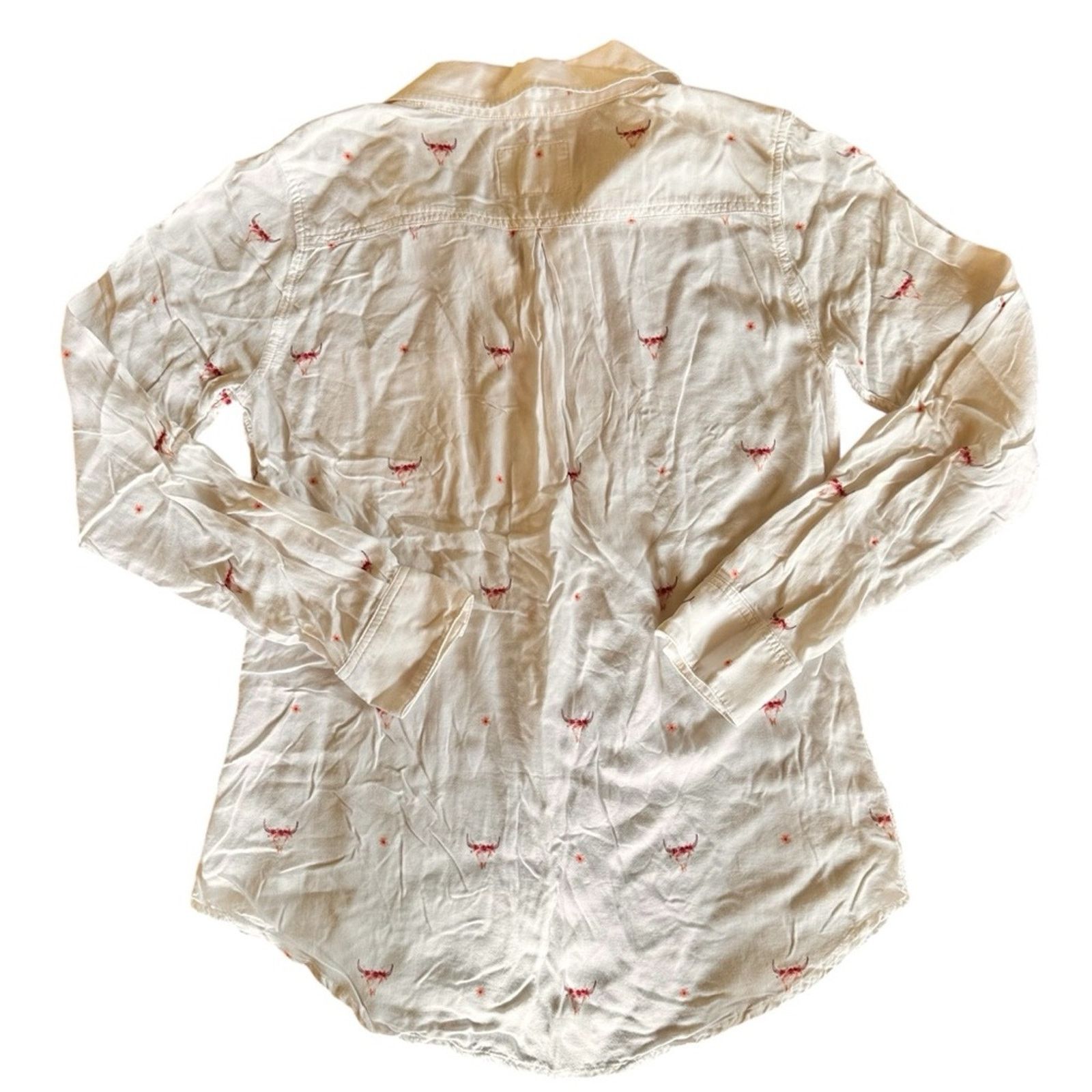 Rails Rails “Rocsi” Button Down in Indio Print – White – Size XS Size XS / US 0-2 / IT 36-38 - 5 Thumbnail