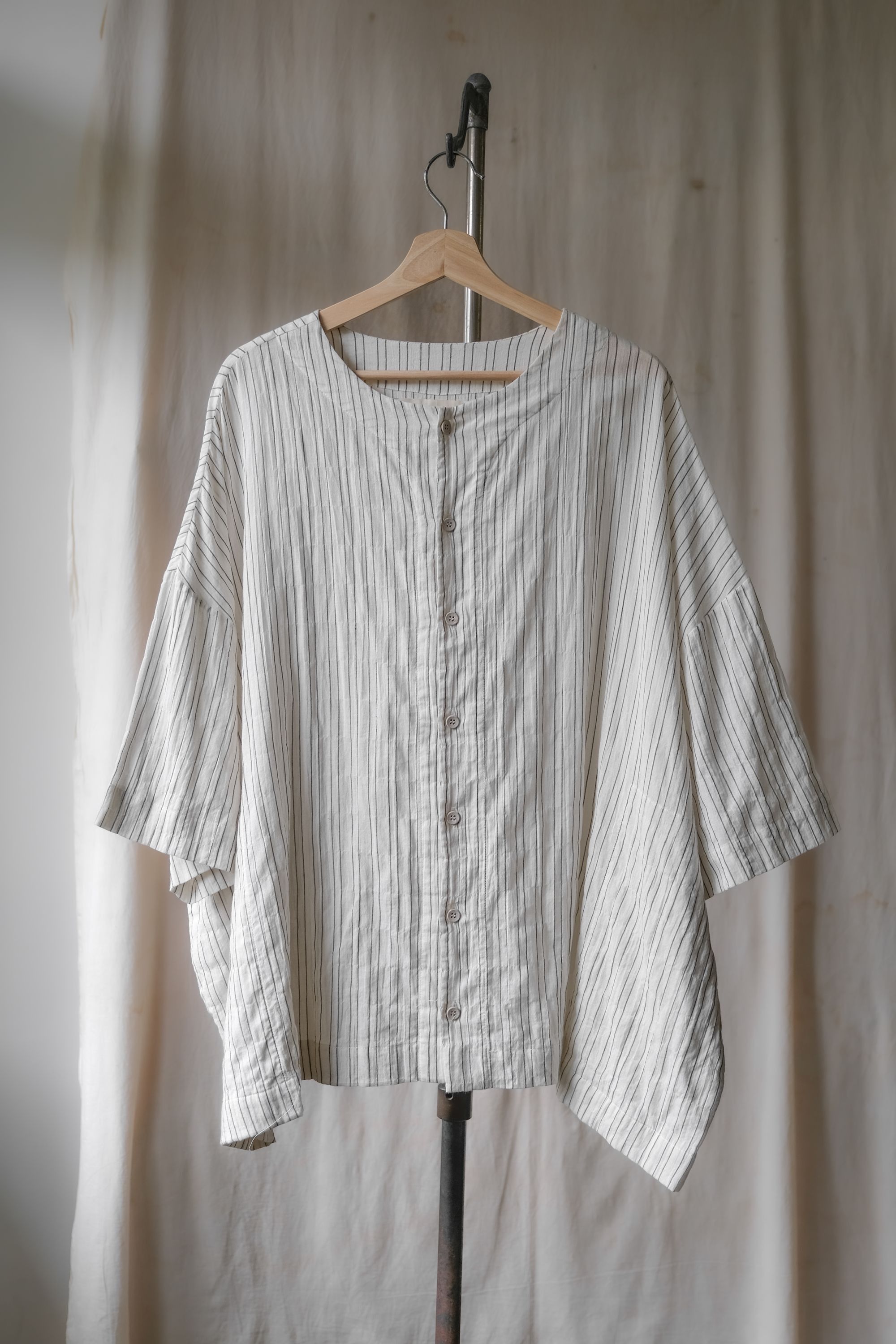 Toogood Toogood Ticking Striped Flint Drummer Shirt Size US S / EU 44-46 / 1 - 1 Thumbnail