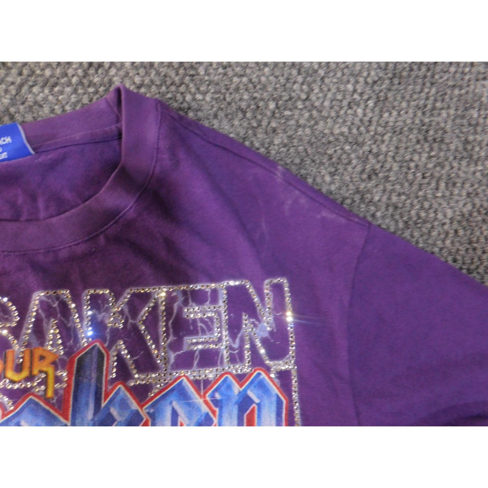 Harmony Forsaken Harmony Shirt Mens XL Purple World Tour 2020 Eagle Rhinestone Long Sleeve Shirt Size US XL / EU 56 / 4 - 6 Thumbnail