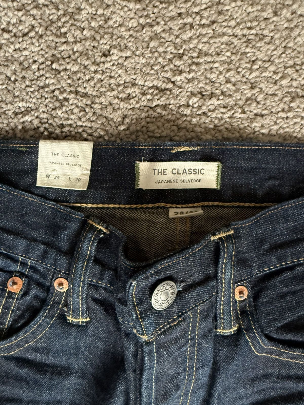 Aeropostale × Japanese Brand AE77 Japanese Selvedge Denim Size US 29 - 2 Thumbnail