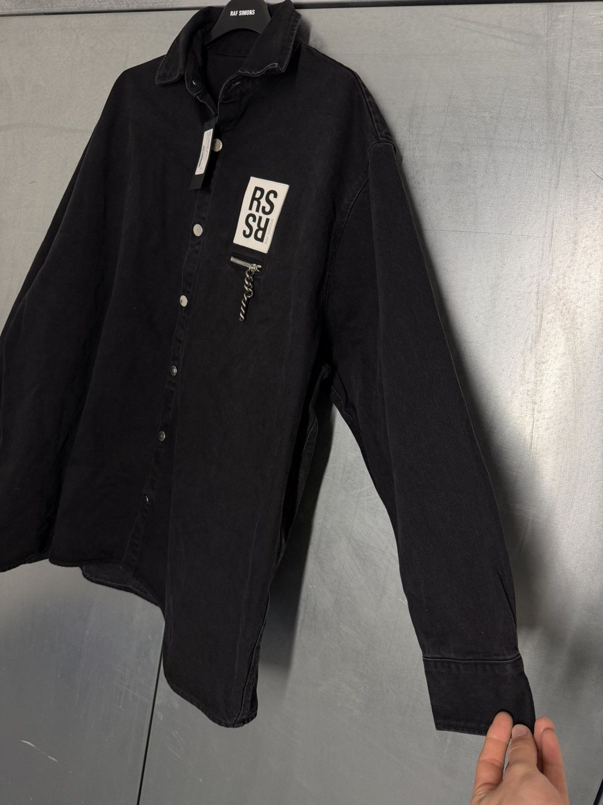 Raf Simons Raf Simons AW20-21 Life On Mars Patch Denim Overshot Size US S / EU 44-46 / 1 - 9 Thumbnail
