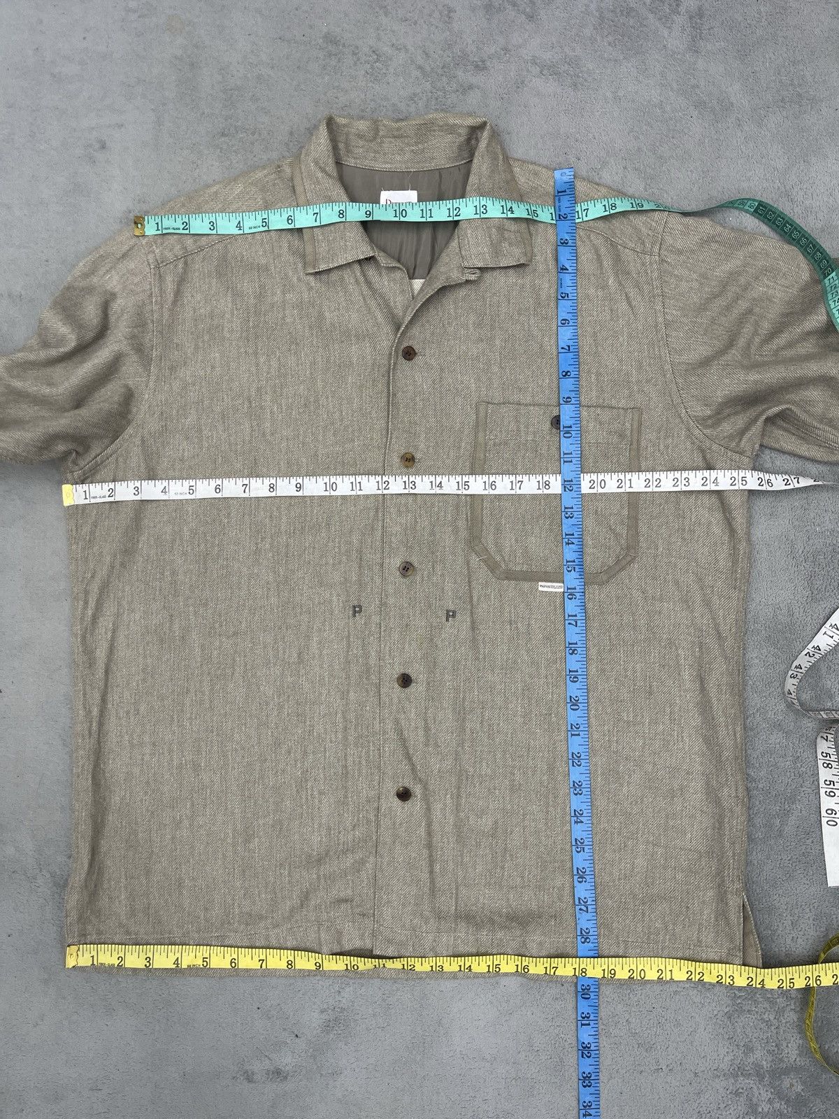 Designer × Japanese Brand × Vintage VTG PAPAS ISLAND LIGHT JACKET Size US L / EU 52-54 / 3 - 7 Thumbnail
