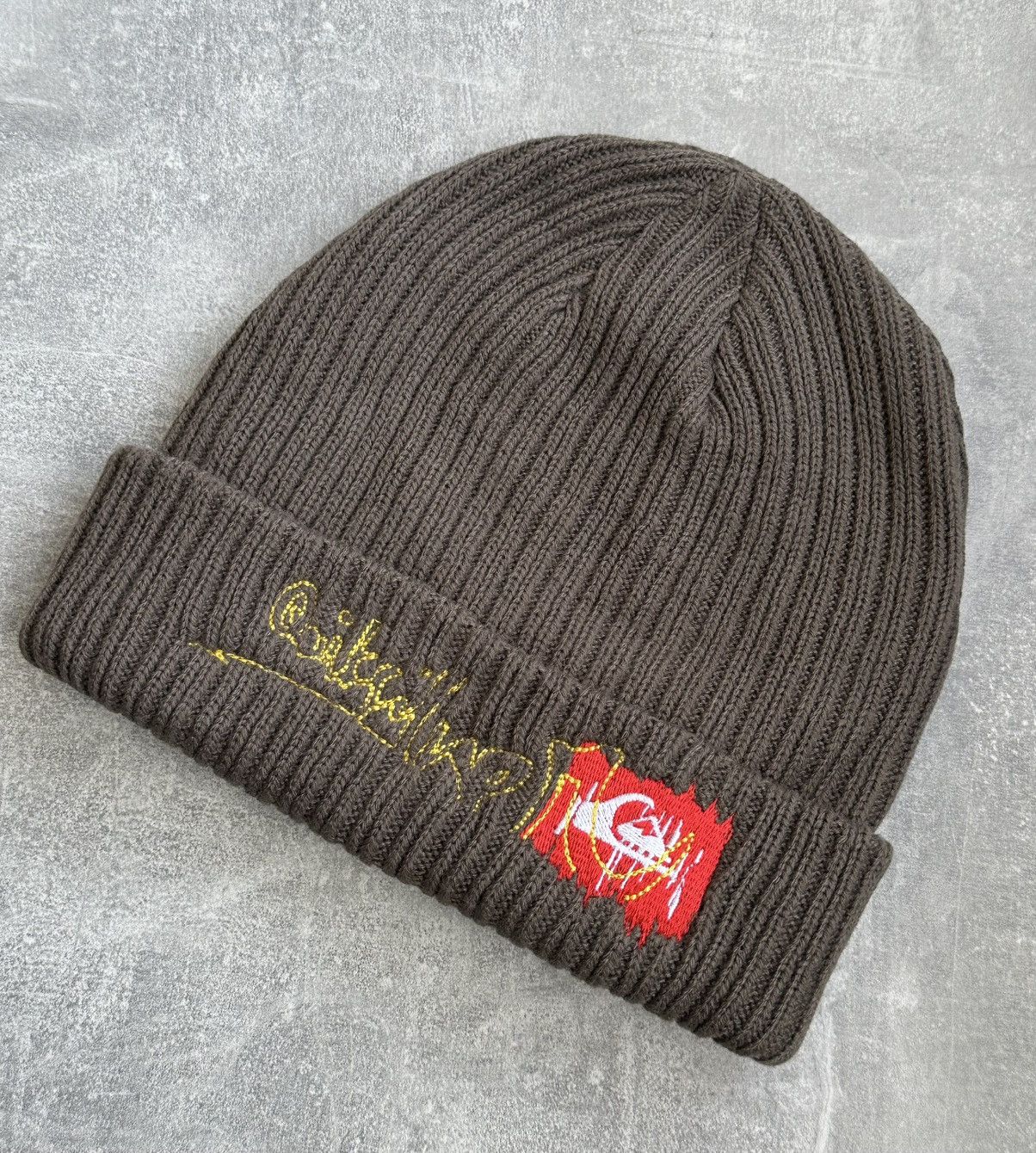 Quiksilver Vintage Quiksilver Grover Beanie Earth Brown Y2K Size ONE SIZE - 2 Thumbnail