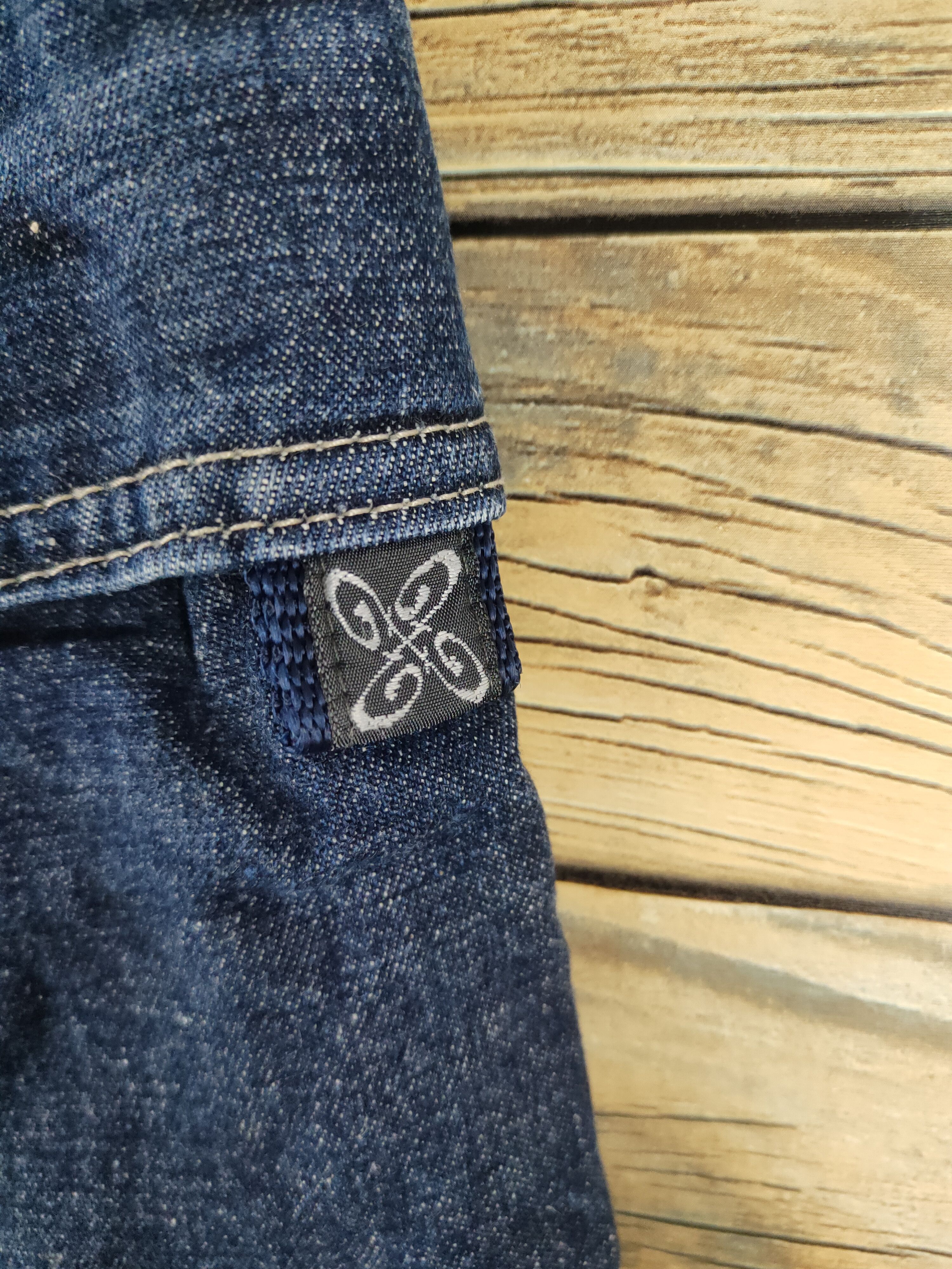 Japanese Brand DL Piko Dark Blue Distressed Ripped Jeans #2405 Size US 28 / EU 44 - 8 Thumbnail