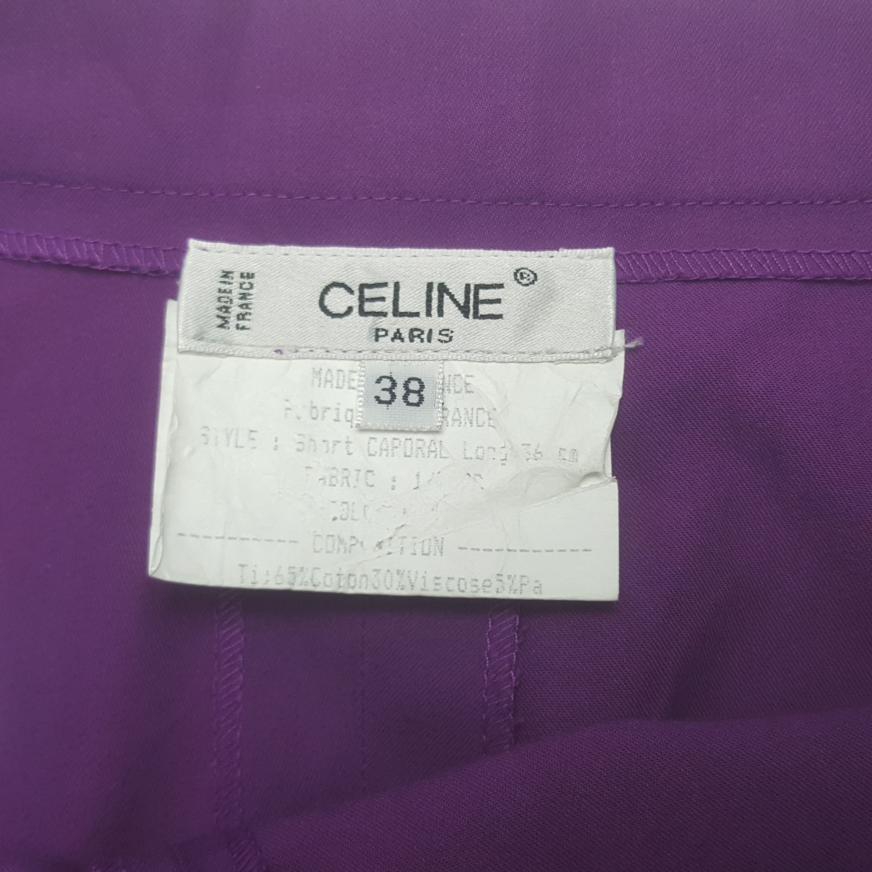 Celine Vintage Celine Paris Short Pants Size 25" / US 0 / IT 36 - 4 Thumbnail