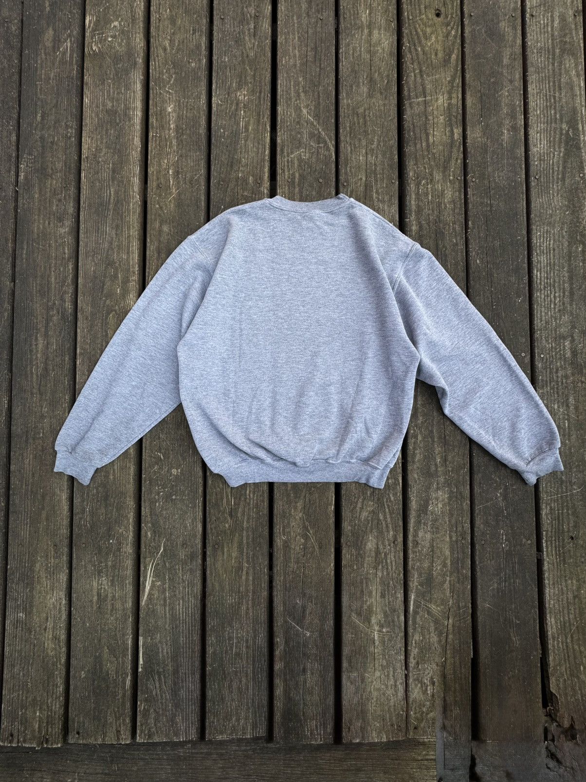 Jerzees New York sports club Grey Crew Neck sweat shirt Size US M / EU 48-50 / 2 - 4 Thumbnail