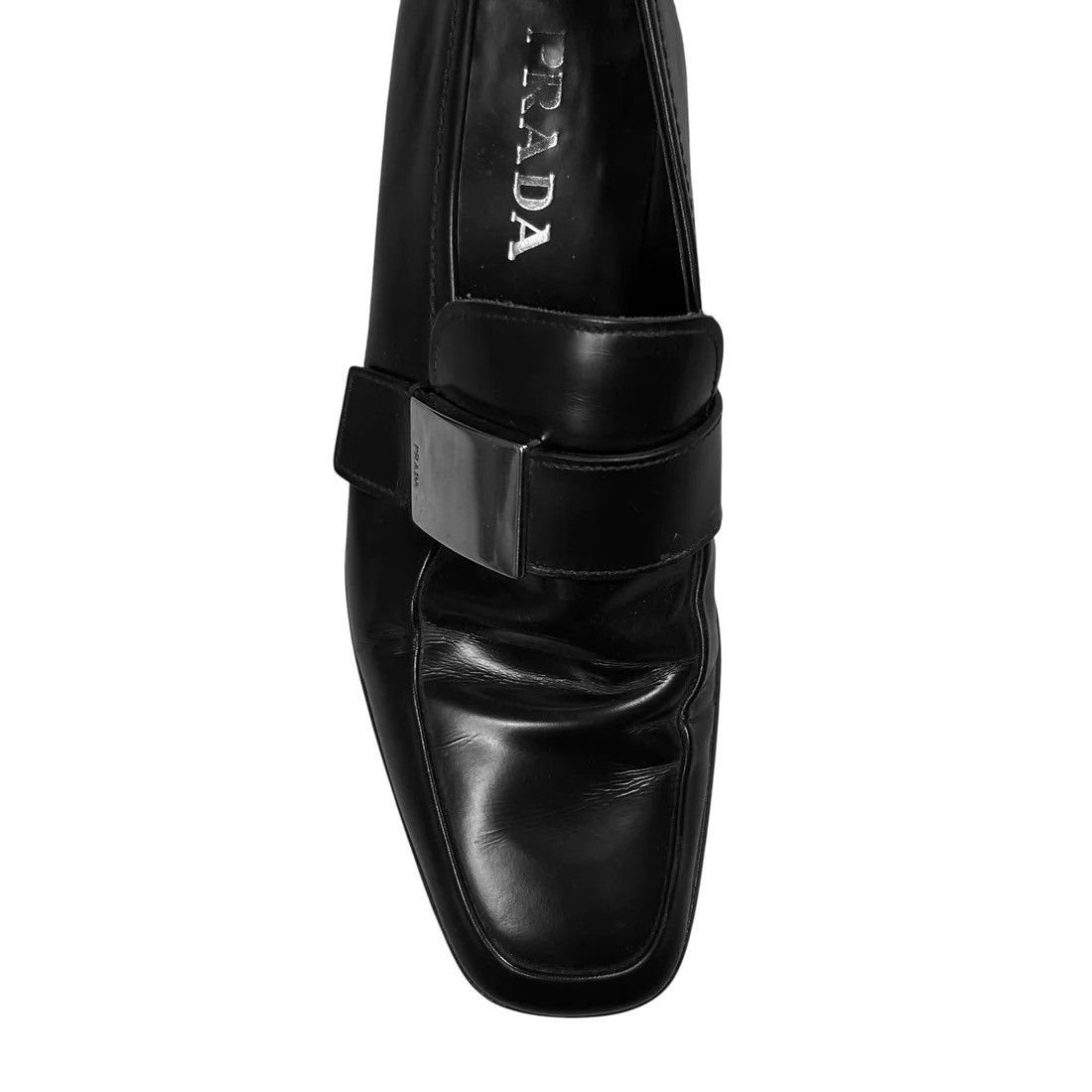 Prada Prada Metal Bar Loafers Size US 6 / EU 39 - 5 Thumbnail
