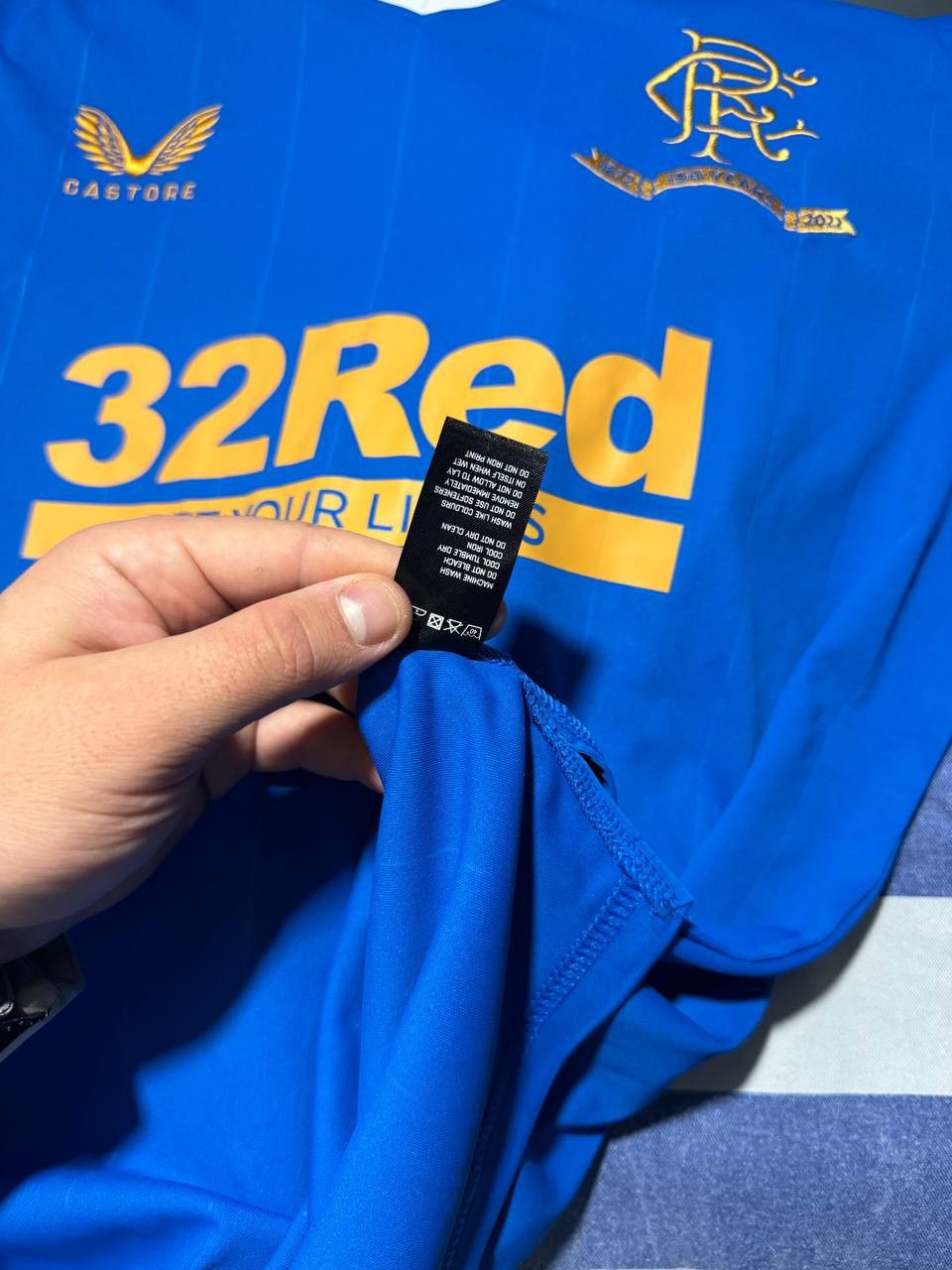 Castore × Vintage Vintage Rangers 2021/22 Castore Soccer Jersey Large Size US L / EU 52-54 / 3 - 15 Thumbnail