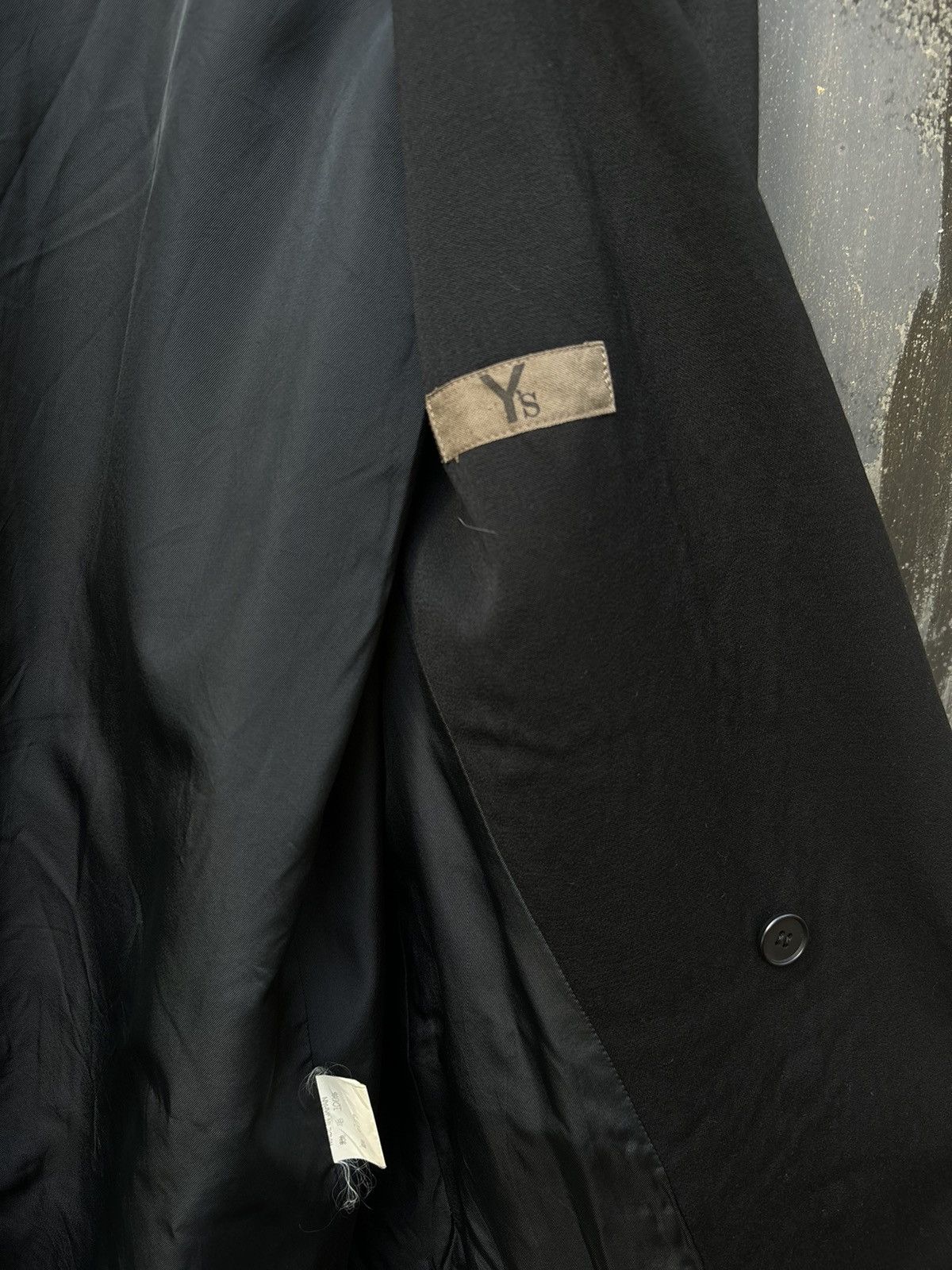 Japanese Brand × Yohji Yamamoto RARE! Japanese Brand Yohji Yamamoto Blazer 2 Button Size 42R - 4 Thumbnail