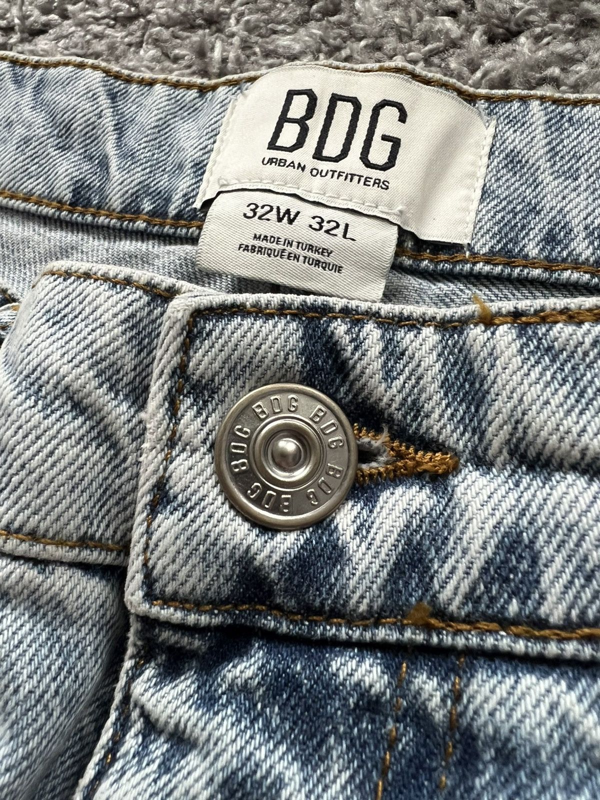 Bdg Urban Outfitters BDG Blue Denim Jeans 32W 32L Size US 32 / EU 48 - 4 Thumbnail