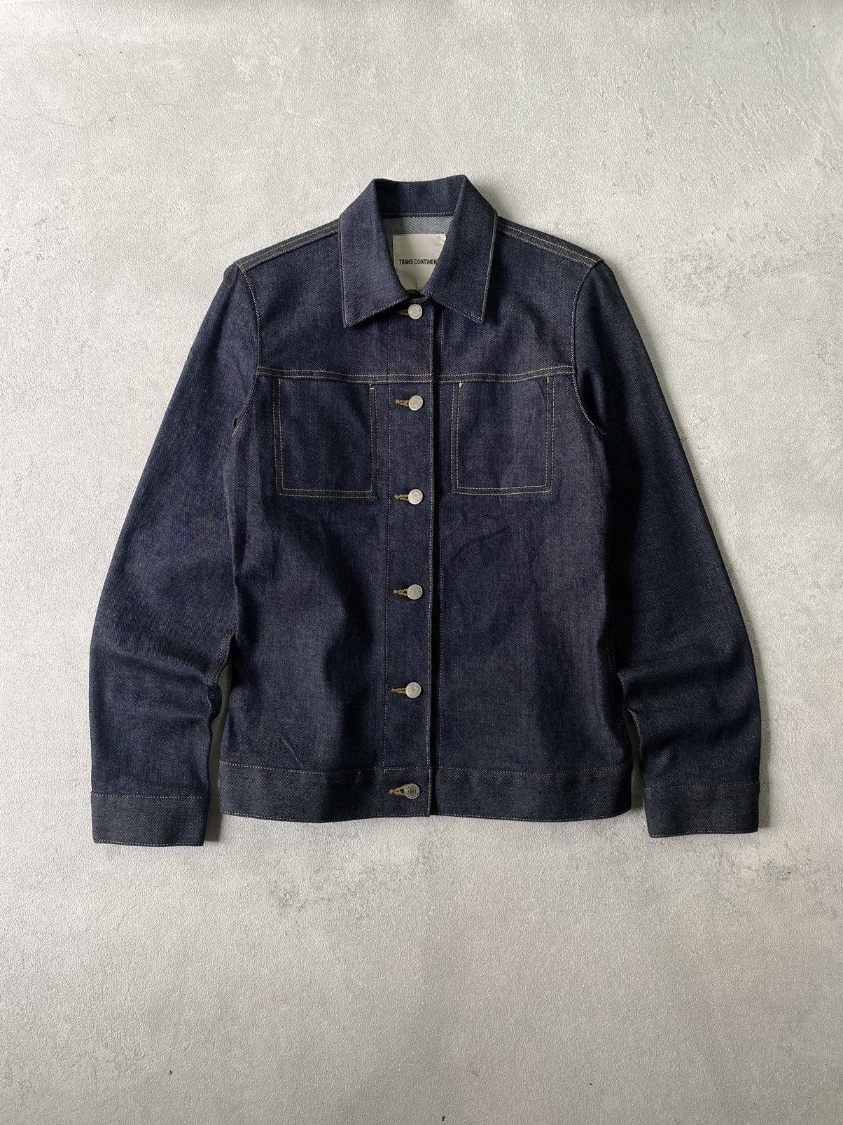 If Six Was Nine × Japanese Brand × Le Grande Bleu (L.G.B.) trans continents japanese denim jacket Size US S / EU 44-46 / 1 - 1 Thumbnail