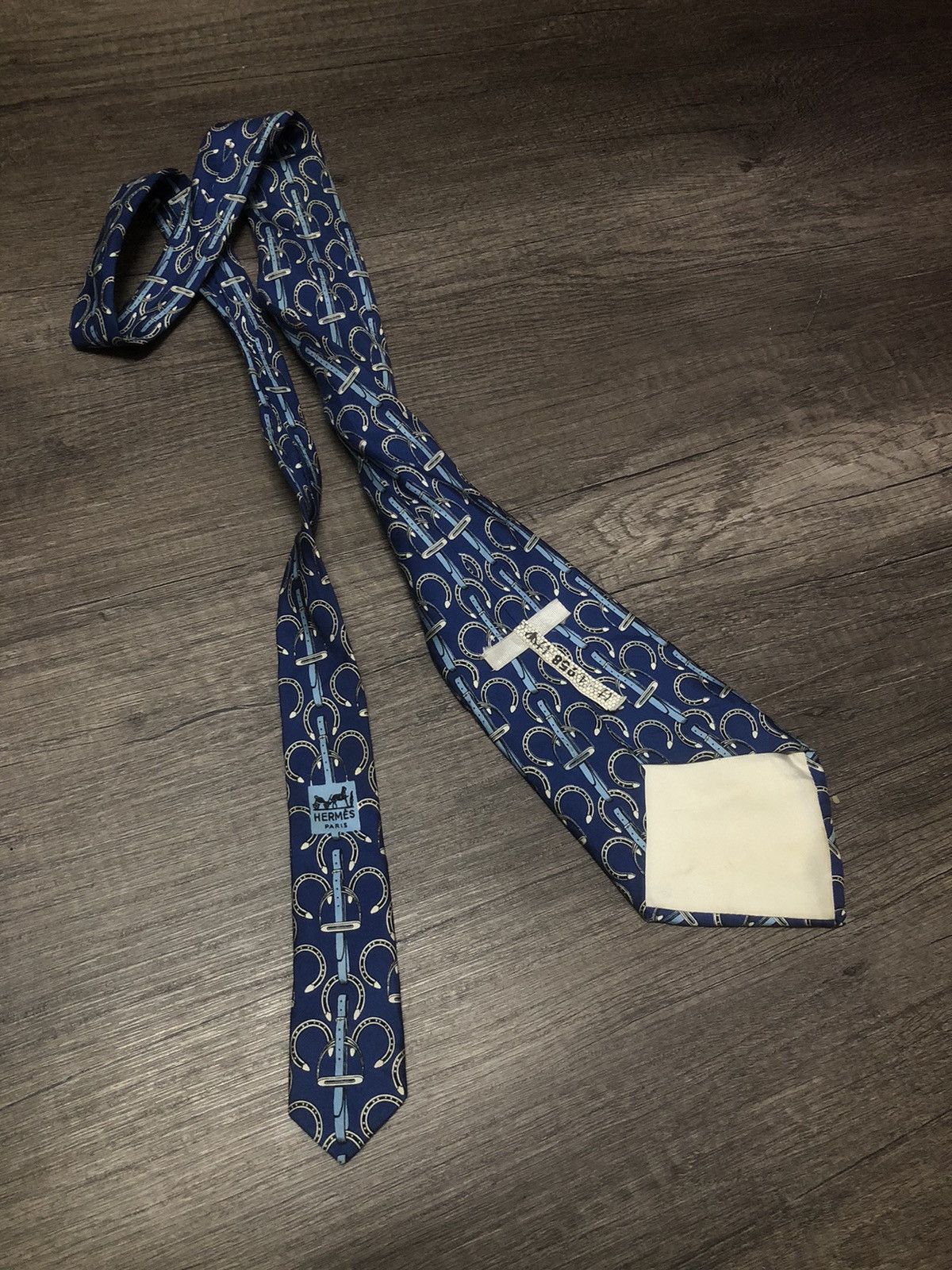 Hermes HERMES PARIS TIE MONOGRAM FULL PRINT Size ONE SIZE - 4 Thumbnail