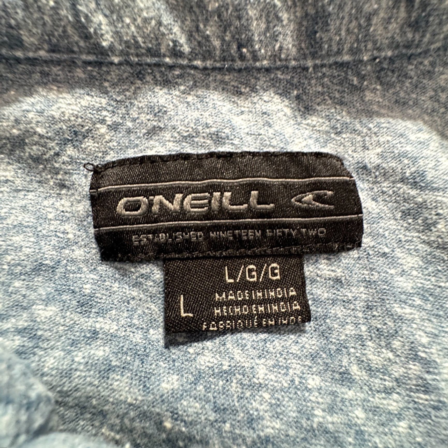 O'Neill O'Neill Polo Shirt Mens Large Blue Short Sleeve Pocket Polo Sports Shirt Size US L / EU 52-54 / 3 - 3 Thumbnail
