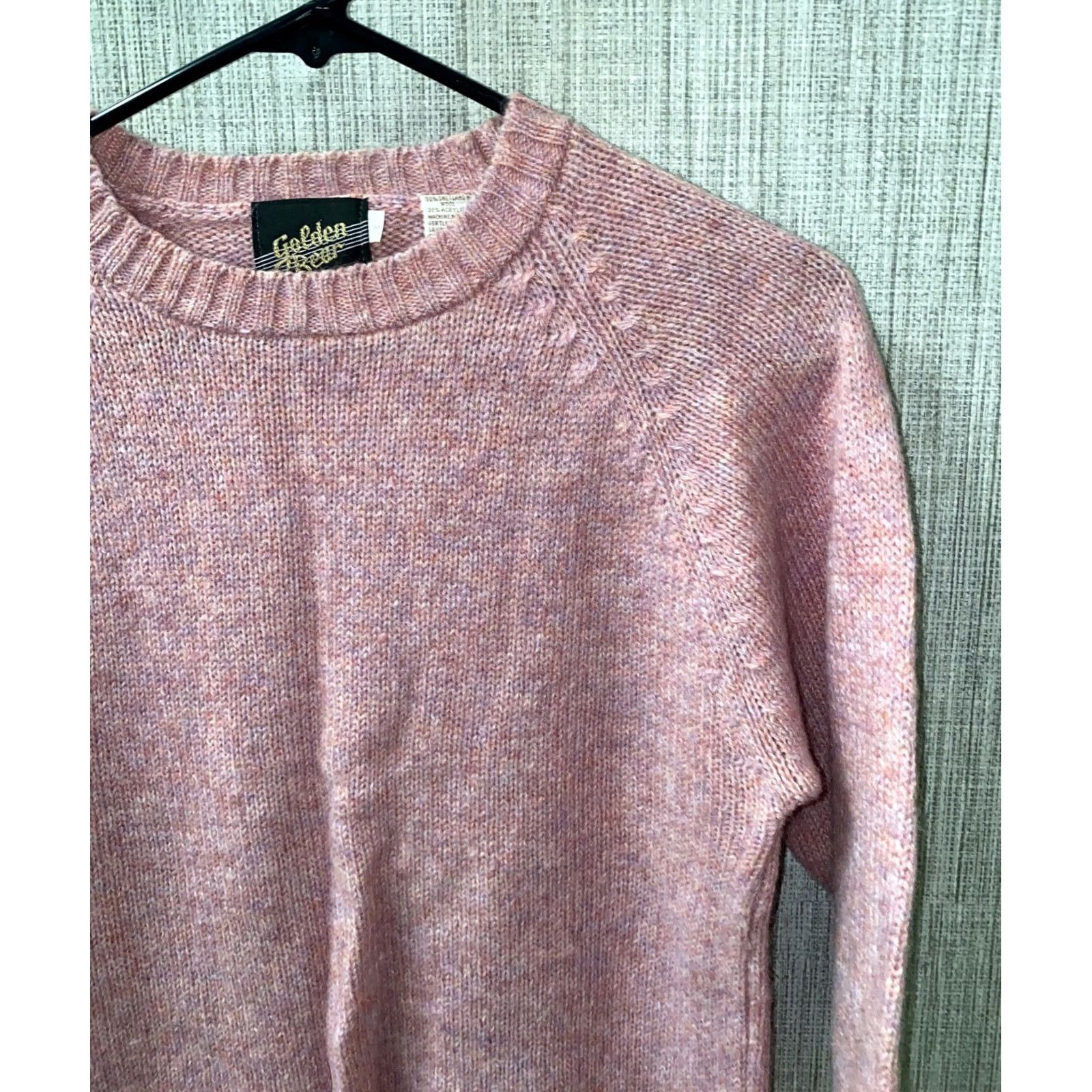 Golden Bear VINTAGE Golden Bear Sweater Womens Size M Pink Acrylic Wool Crewneck Size M / US 6-8 / IT 42-44 - 2 Thumbnail