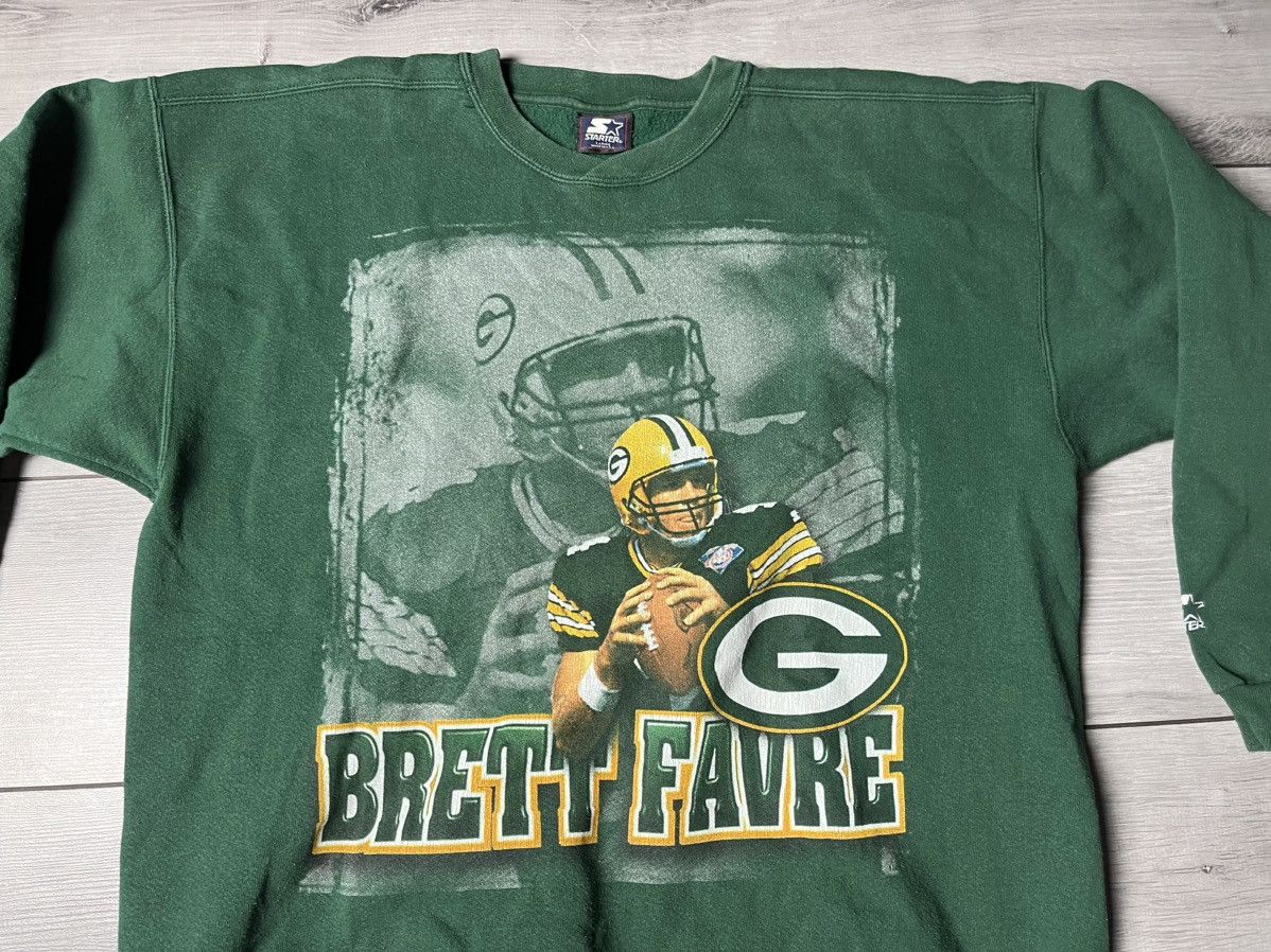 NFL Vintage Starter NFL Green bay Favre sweatshirt Made in Usa Size US L / EU 52-54 / 3 - 3 Thumbnail