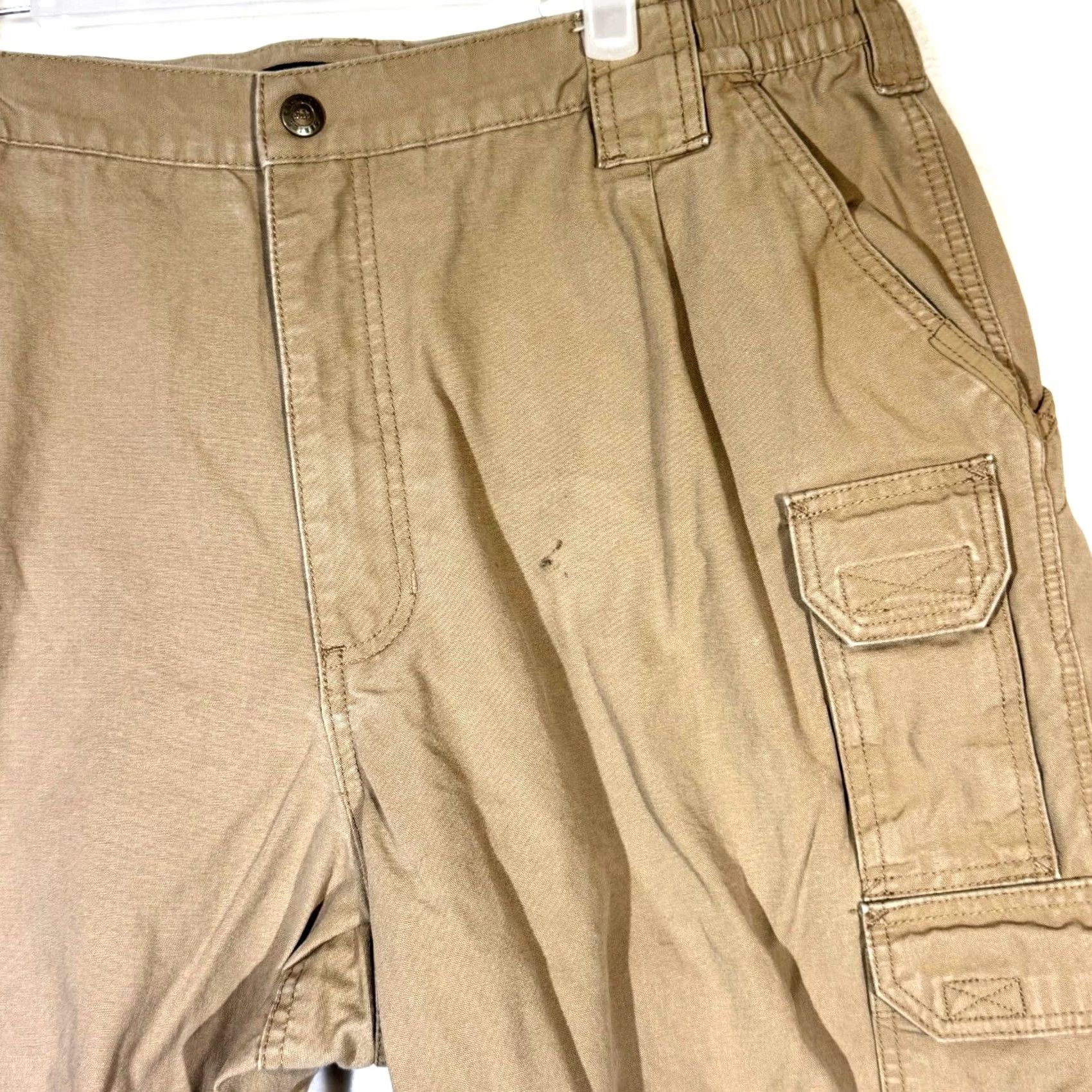 Vintage 5.11 Tactical Pants Mens 40 X 30 Brown 100% Cotton Cargo Pockets M874 Size US 40 / EU 56 - 5 Thumbnail