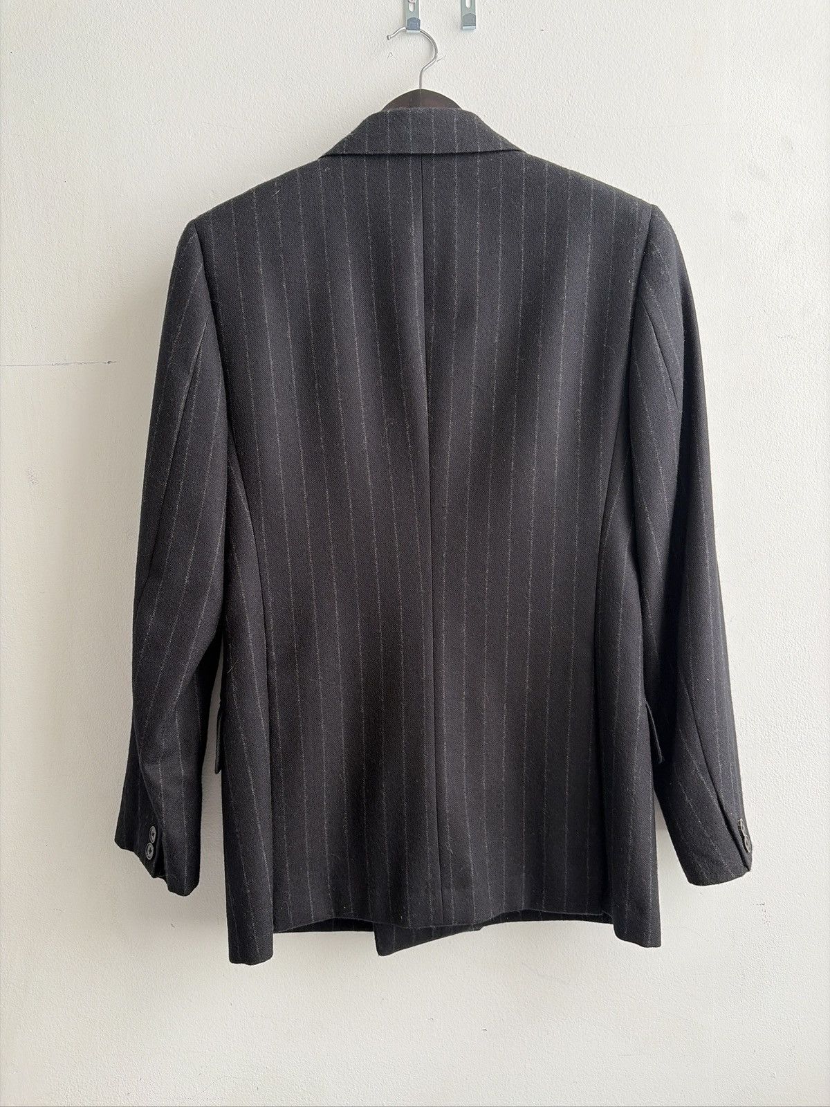 HUSBANDS Husbands Paris - Pinstripe Grey Double Breasted Jacket, 46 Size 36R - 4 Thumbnail