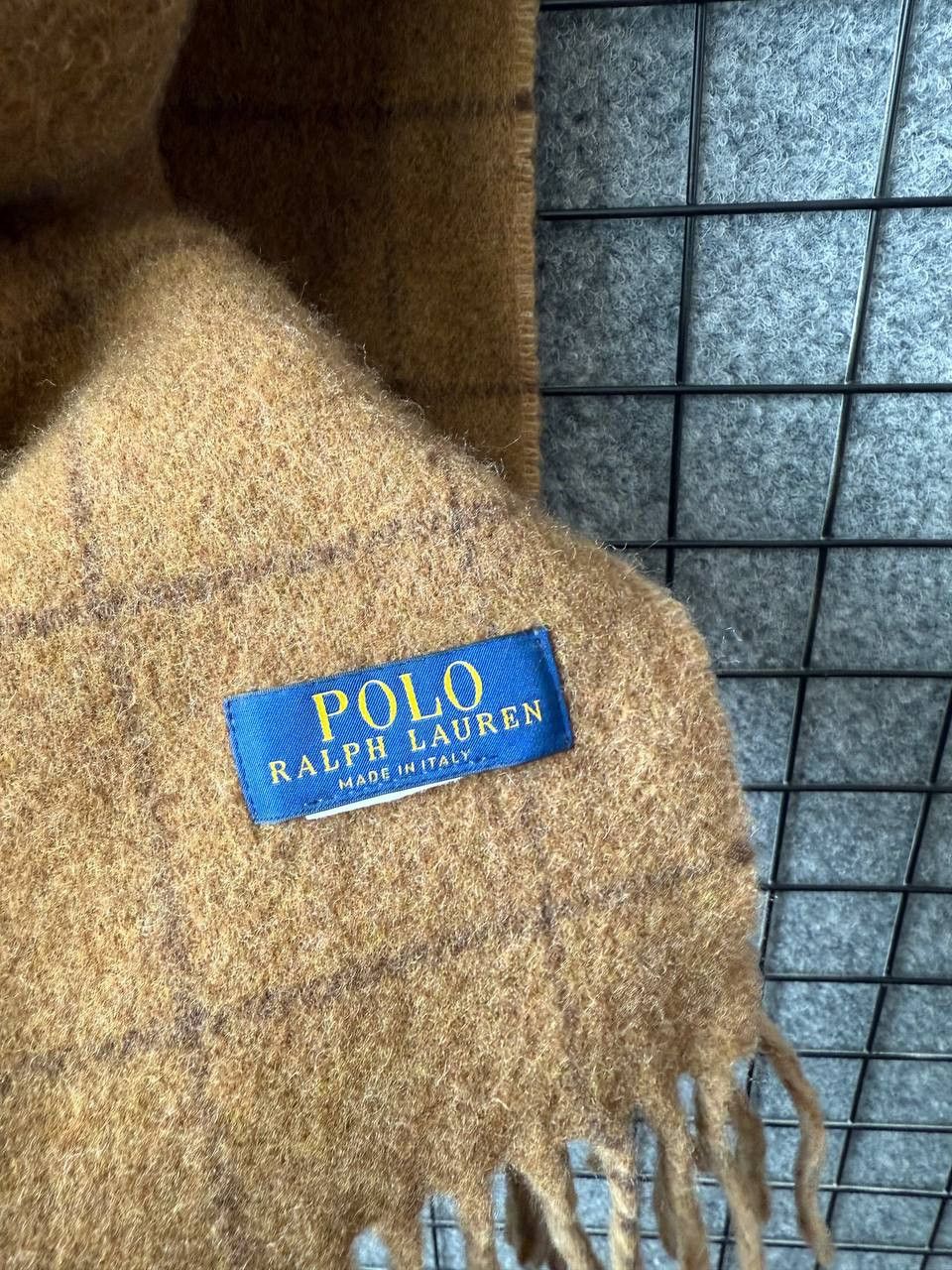 Polo Ralph Lauren Polo Ralph Lauren WOOL Scarf Nova check one size Size ONE SIZE - 4 Thumbnail