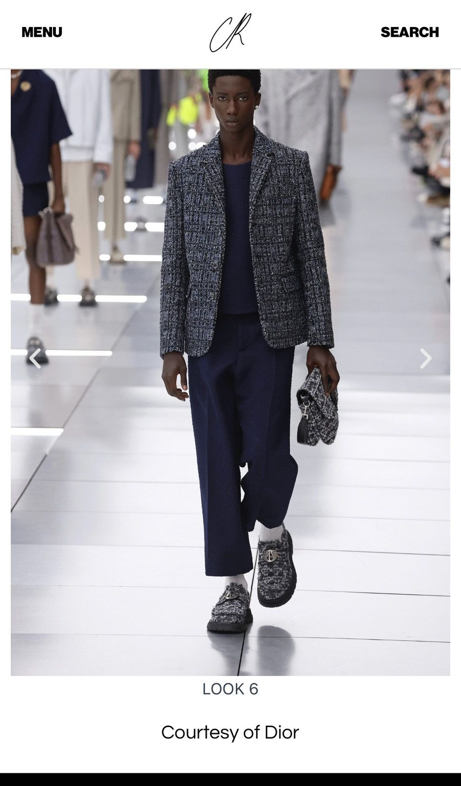 Dior SS24 Runway Dior Men Wool Wide Leg Trouser Sz 46 Size US 32 / EU 48 - 3 Thumbnail