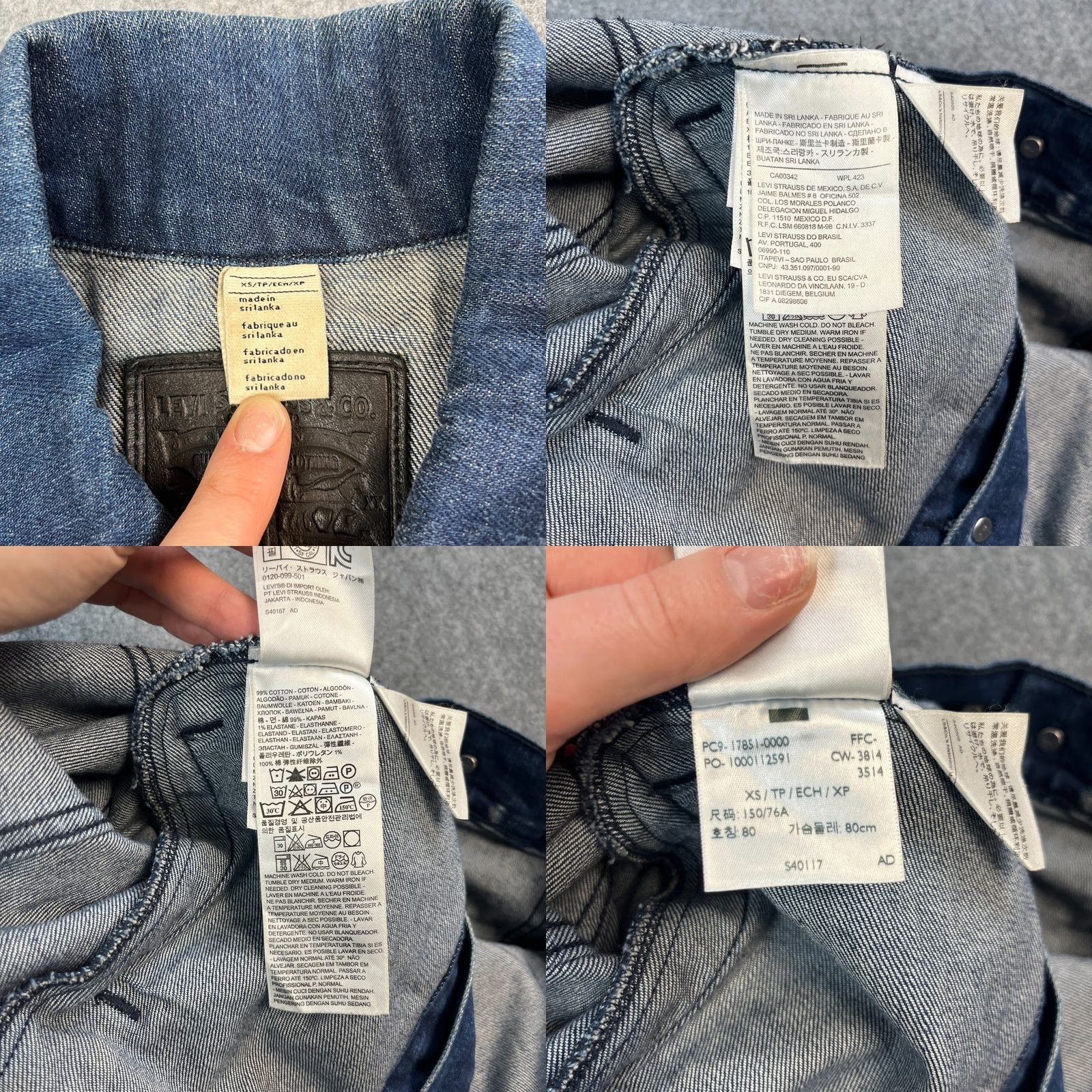 Levi's Levi's Womens Denim Jacket XS Blue Trucker Type 3 Short Sleeve? Size XS / US 0-2 / IT 36-38 - 8 Thumbnail