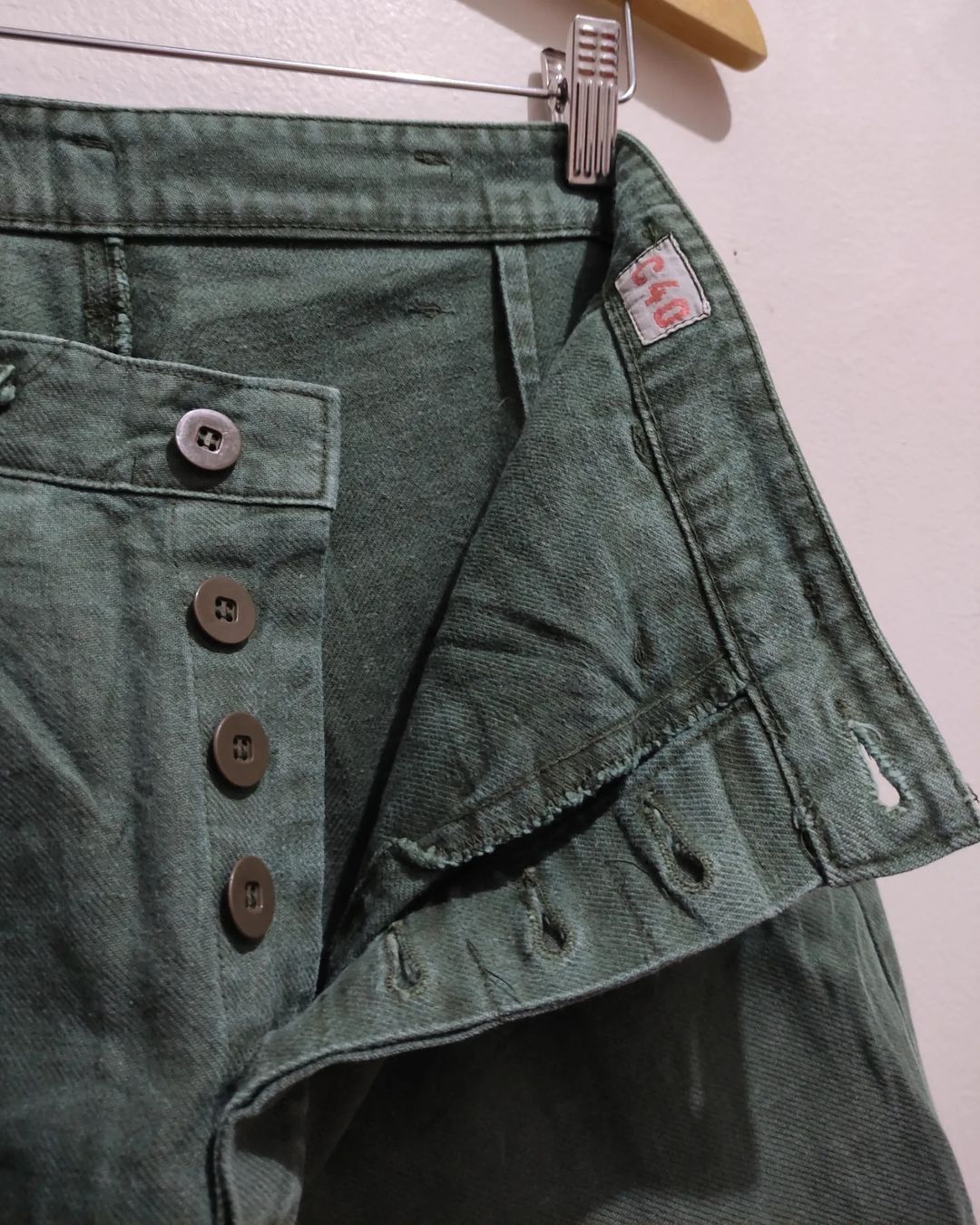 Vintage Swedish Army 70s Vintage C40 Utility Pants Size US 30 / EU 46 - 10 Thumbnail