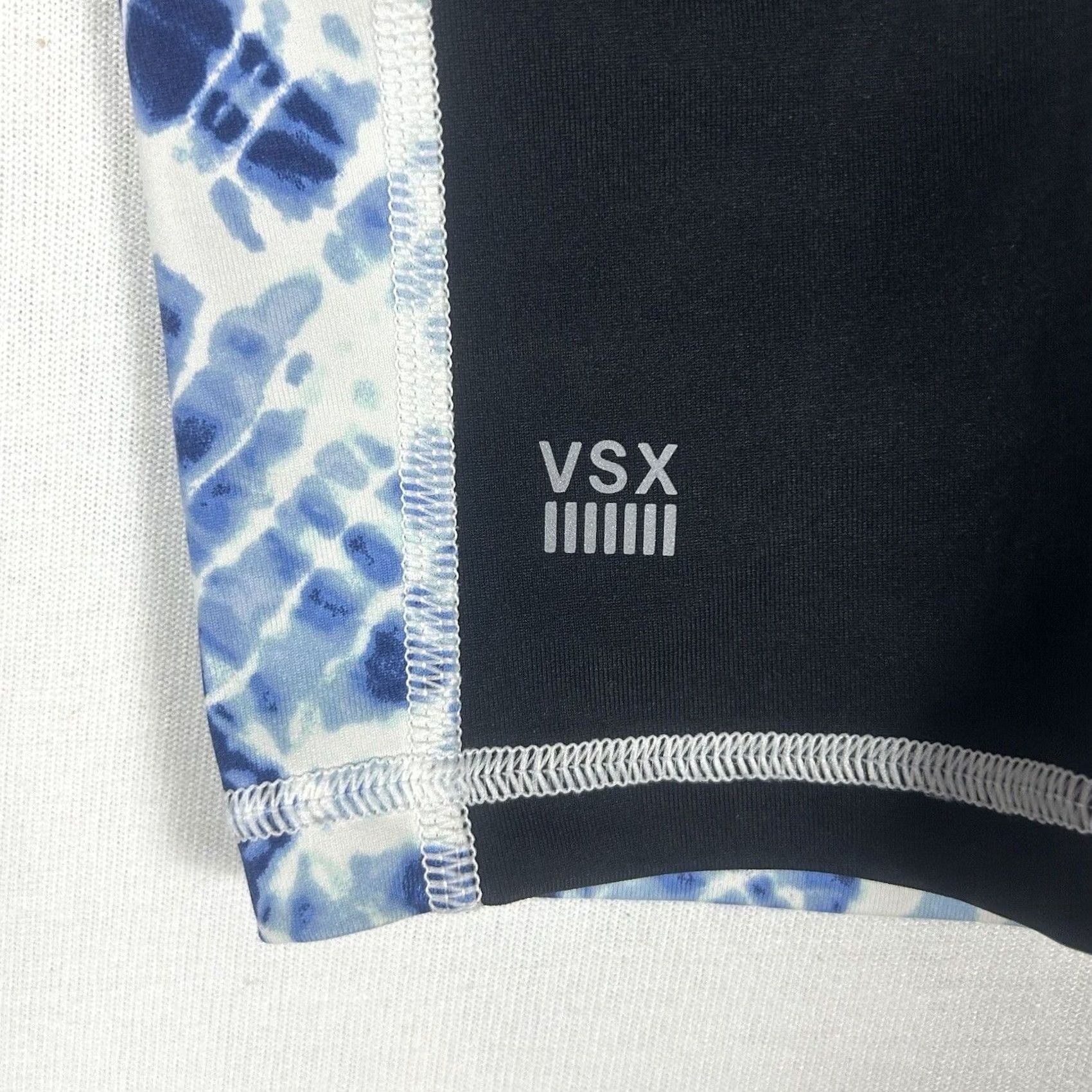 Victoria's Secret VSX Victoria’s Secret Sport Womens Capri Leggings Small Blue Drawstring Pockets Size 28" / US 6 / IT 42 - 3 Thumbnail