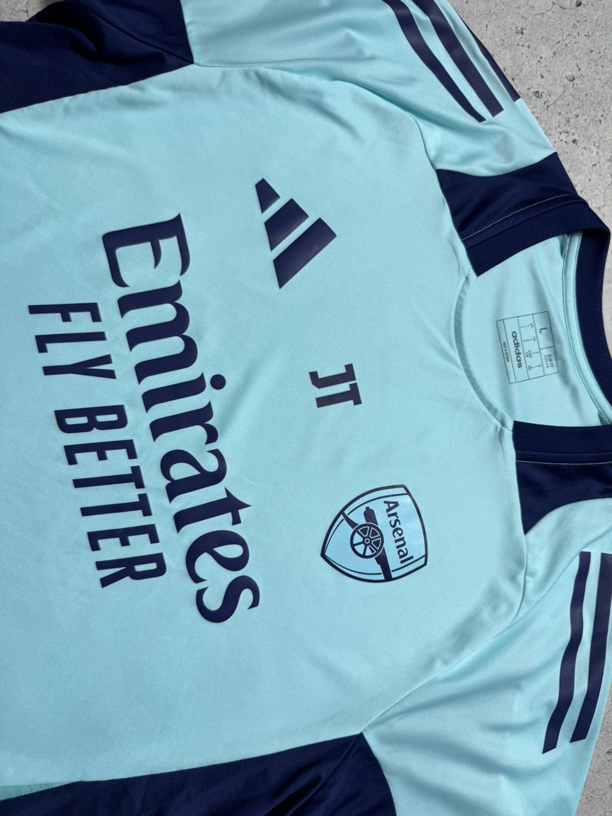 Adidas Adidas FC Arsenal Training Soccer Jersey Shirt Size US L / EU 52-54 / 3 - 5 Thumbnail