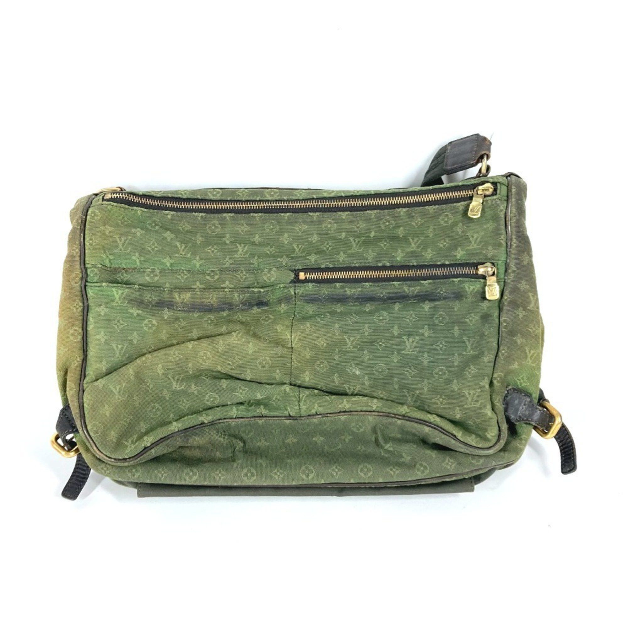 Louis Vuitton M42351 Monogram Mini Sac Maman Crossbody Bag Mother's With Diaper Changing Sheet Shoulder Canvas Women's Khaki in Beige