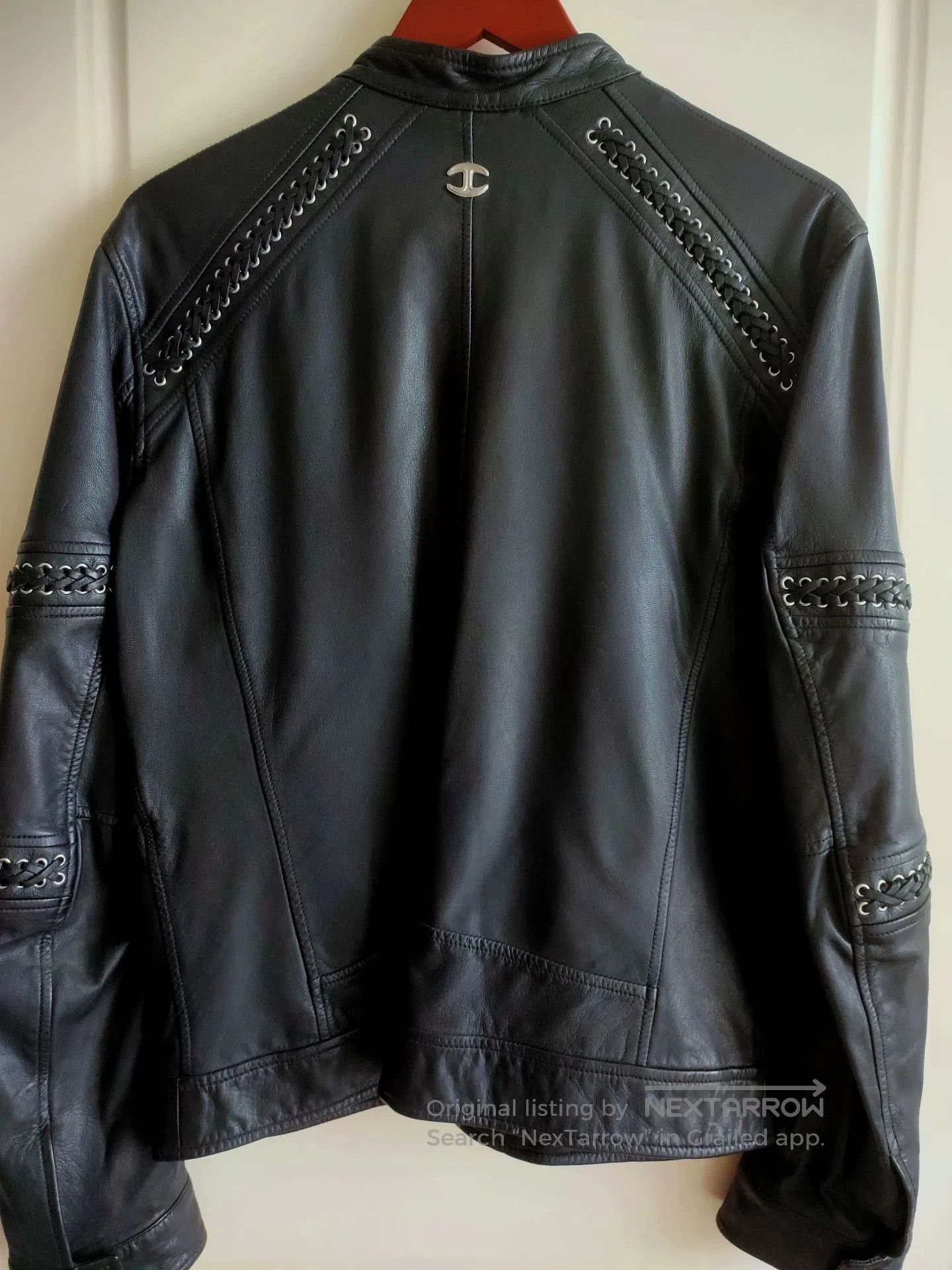 Just Cavalli Just Cavalli Goatskin Biker Jacket. Size US M / EU 48-50 / 2 - 3 Thumbnail