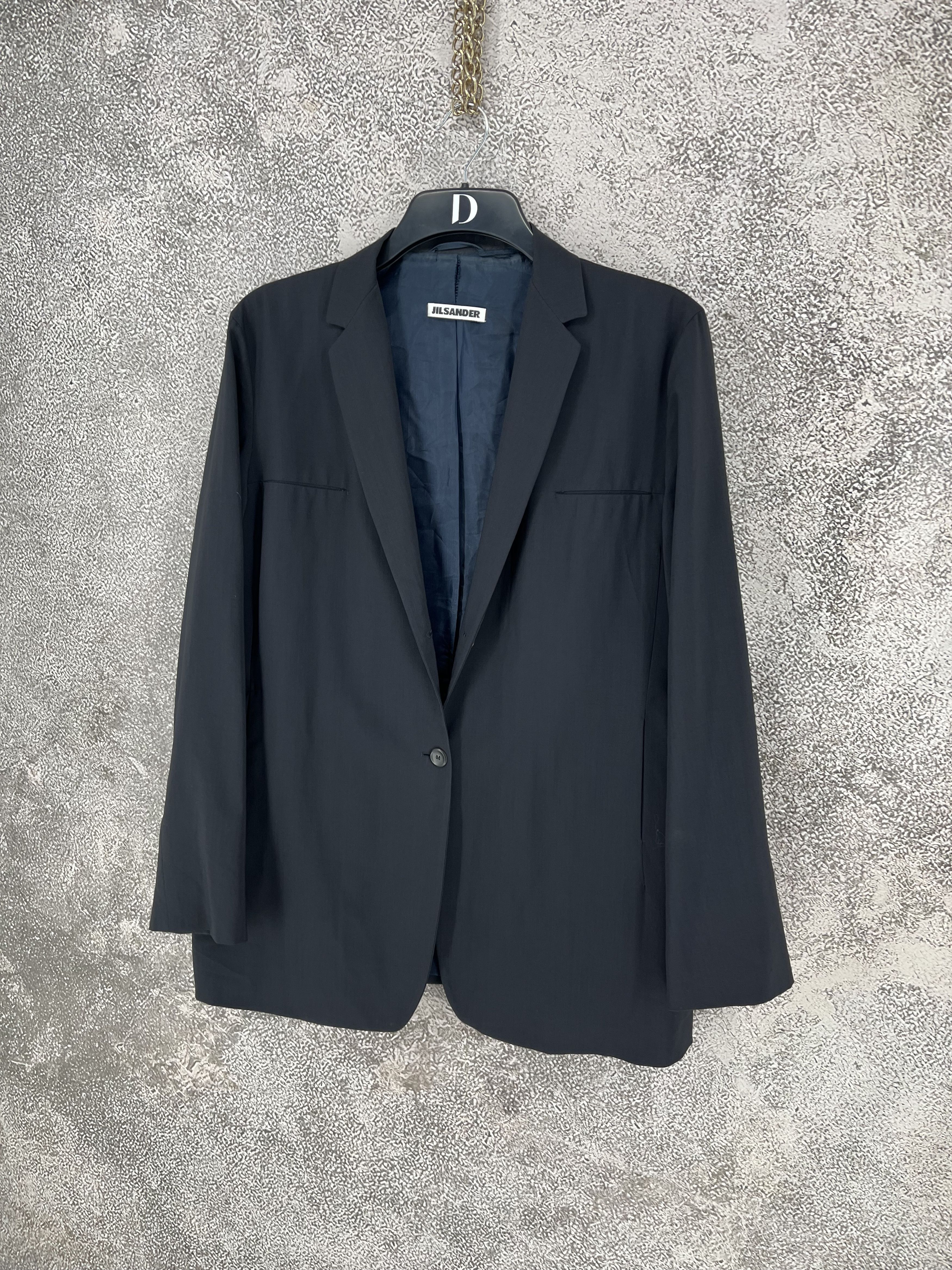 Jil Sander Jil Sander Wool Blazer Jacket Size 44 Minimalist Black Size S / US 4 / IT 40 - 3 Thumbnail