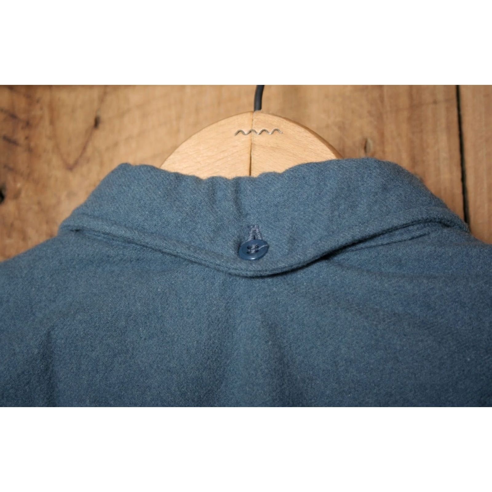 Vintage VINTAGE LANIFICIO PECCI Blue Wool Button Front Army Shirt Sz. S/M Mens Wool Button-Up Epaulettes Navy Blue Shirt Mens S/M Size US S / EU 44-46 / 1 - 7 Thumbnail