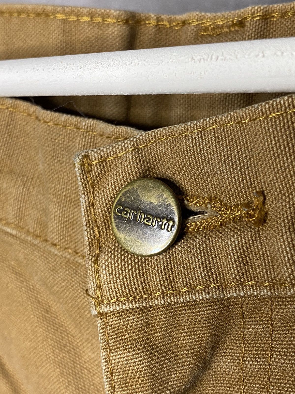Carhartt × Carhartt Wip Carhartt Dungaree Fit Canvas Work Pants Beautiful Distressed Size US 30 / EU 46 - 4 Thumbnail