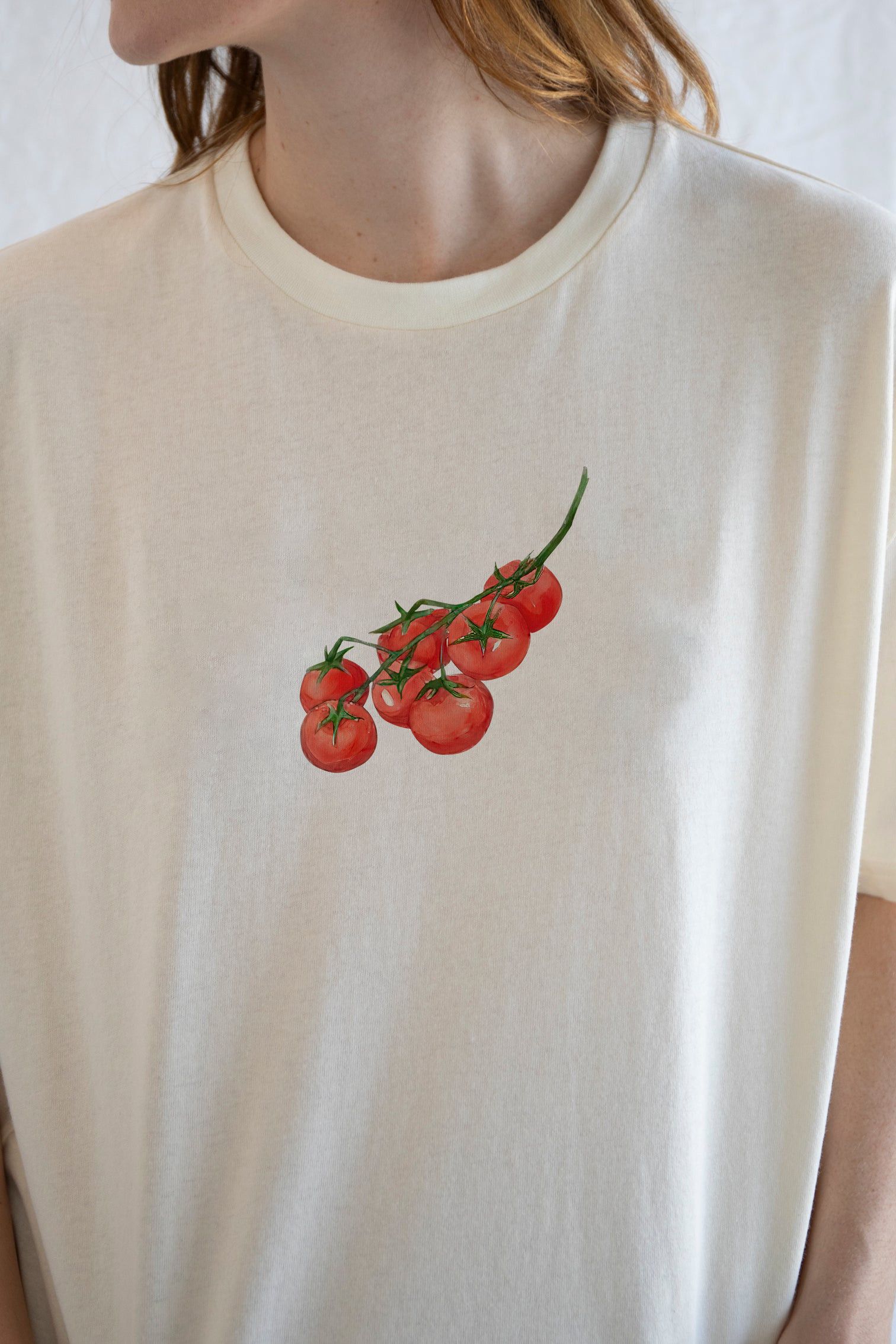 The Unbranded Brand Retro Tomato Graphic Tee, Tomato Girl T-Shirt Size M / US 6-8 / IT 42-44 - 4 Thumbnail