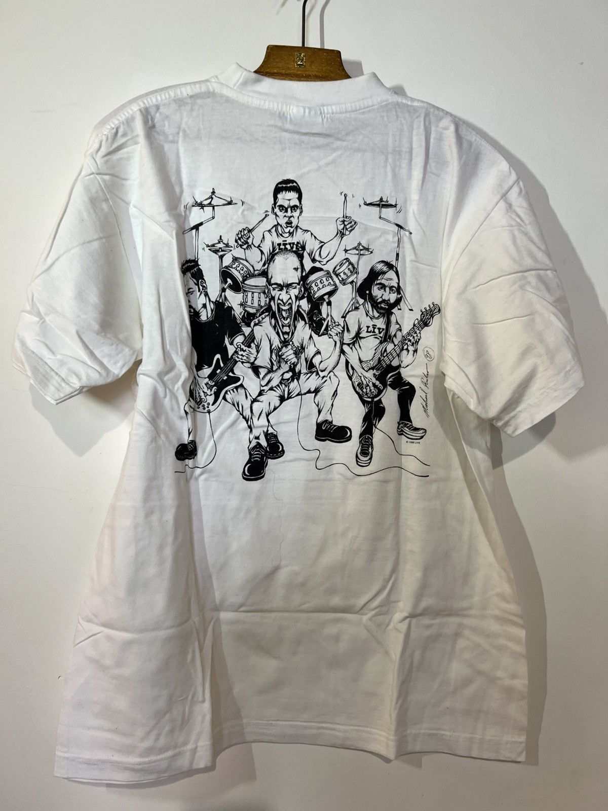Band Tees vintage live shirt 98 band Size US XL / EU 56 / 4 - 4 Thumbnail