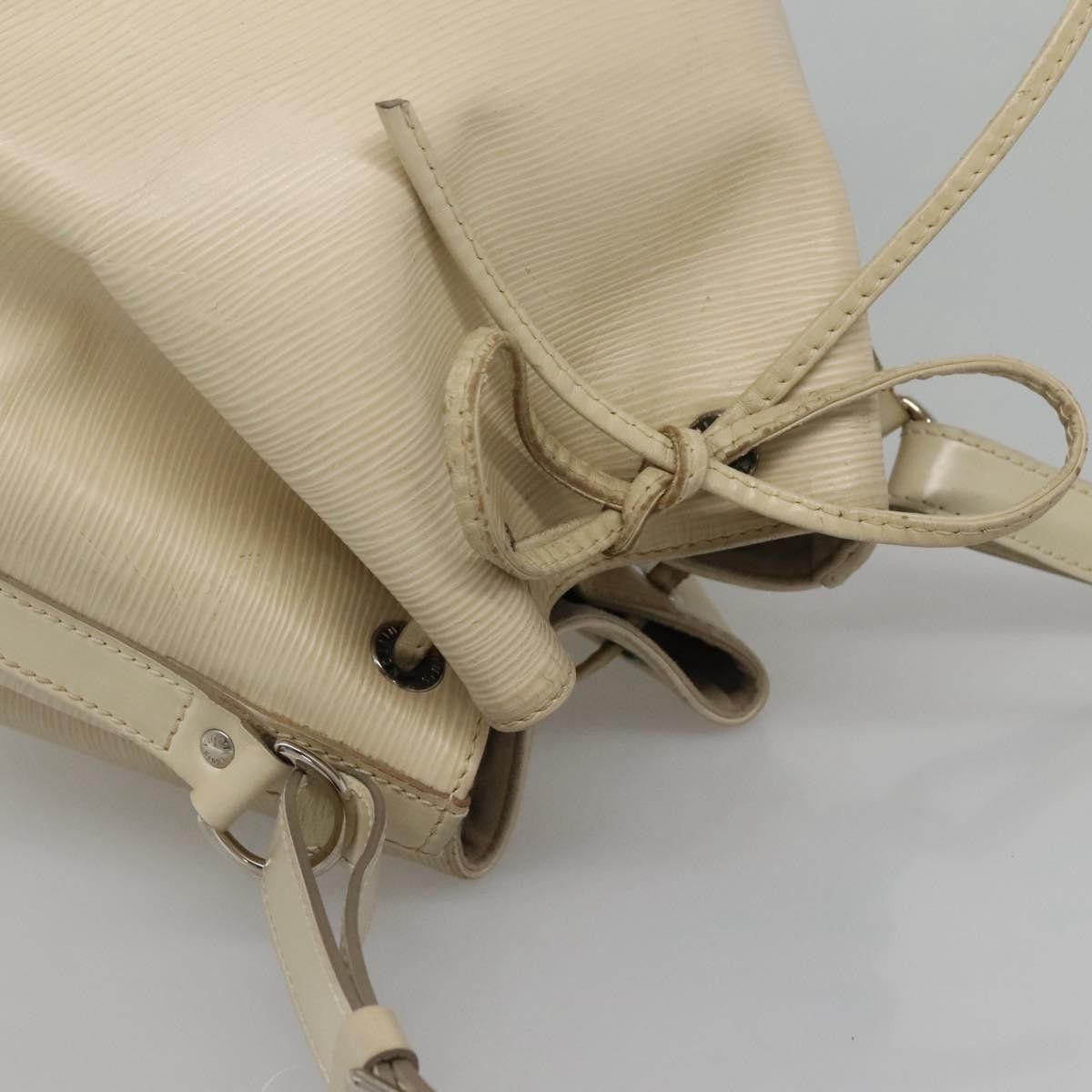 Louis Vuitton LOUIS VUITTON Epi Petit Noe Shoulder Bag White Yvoire Size ONE SIZE - 6 Thumbnail