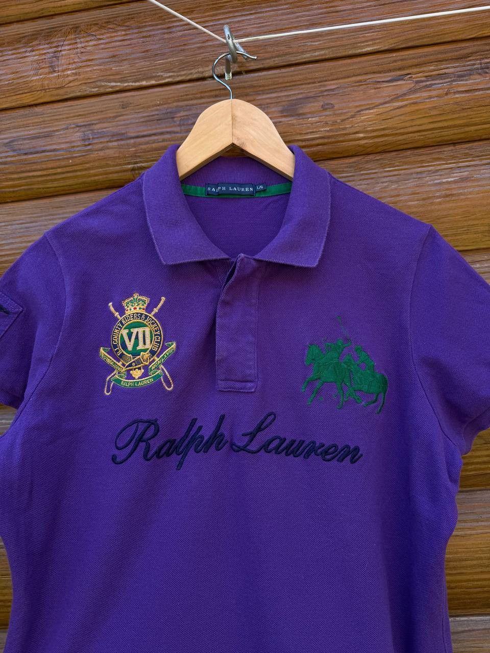 Polo Ralph Lauren Vintage 90s Polo Ralph Lauren Cotton Faded T-Shirt Polo L Size L / US 10 / IT 46 - 2 Thumbnail