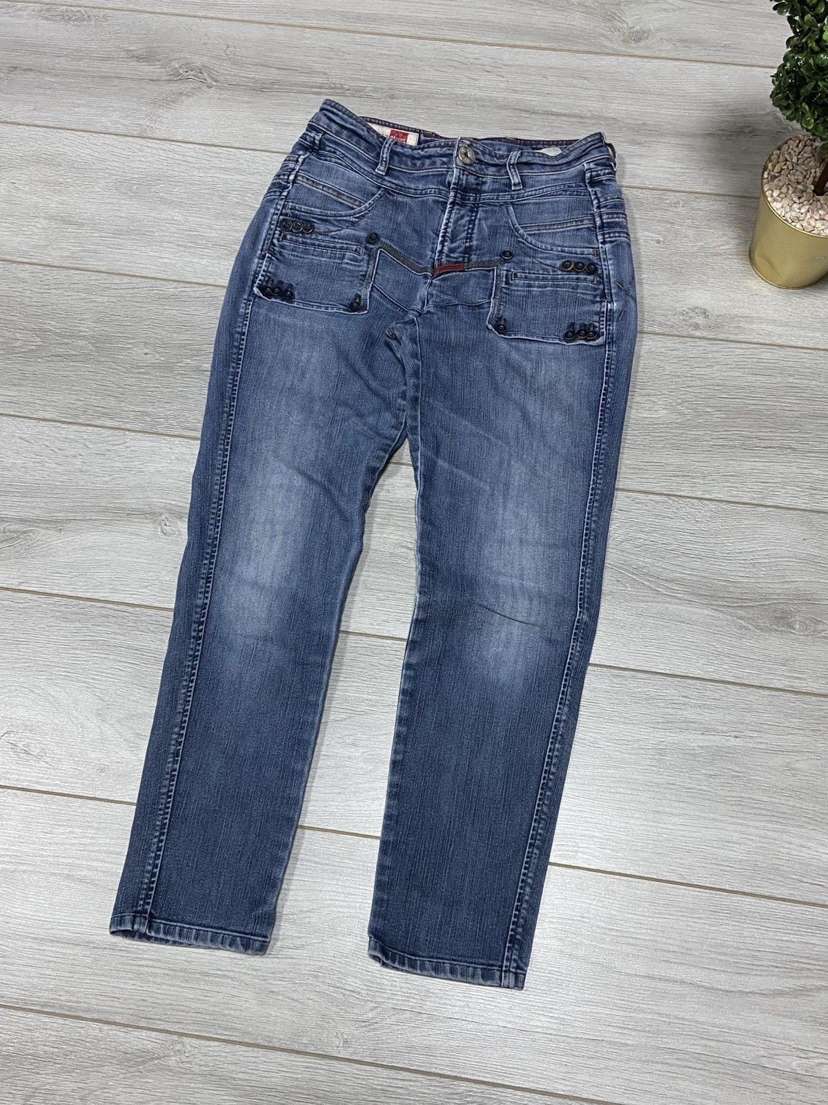 Marithe + Francois Girbaud Marithe Francois Girbaud buttons pants Size 30" / US 8 / IT 44 - 4 Thumbnail