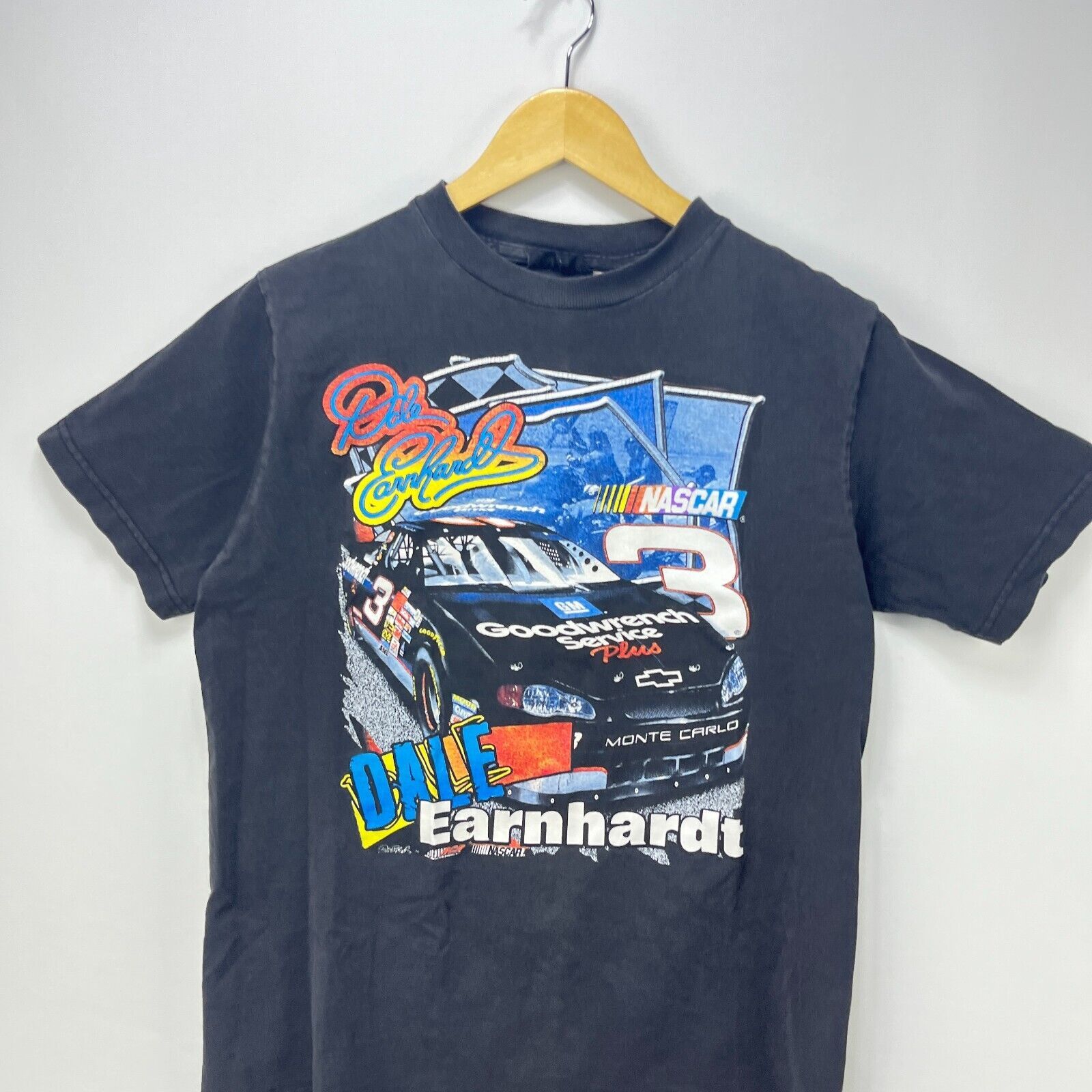 NASCAR × Vintage Vintage NASCAR Dale Earnhart Racing Shirt Medium Faded Black Size US M / EU 48-50 / 2 - 2 Thumbnail