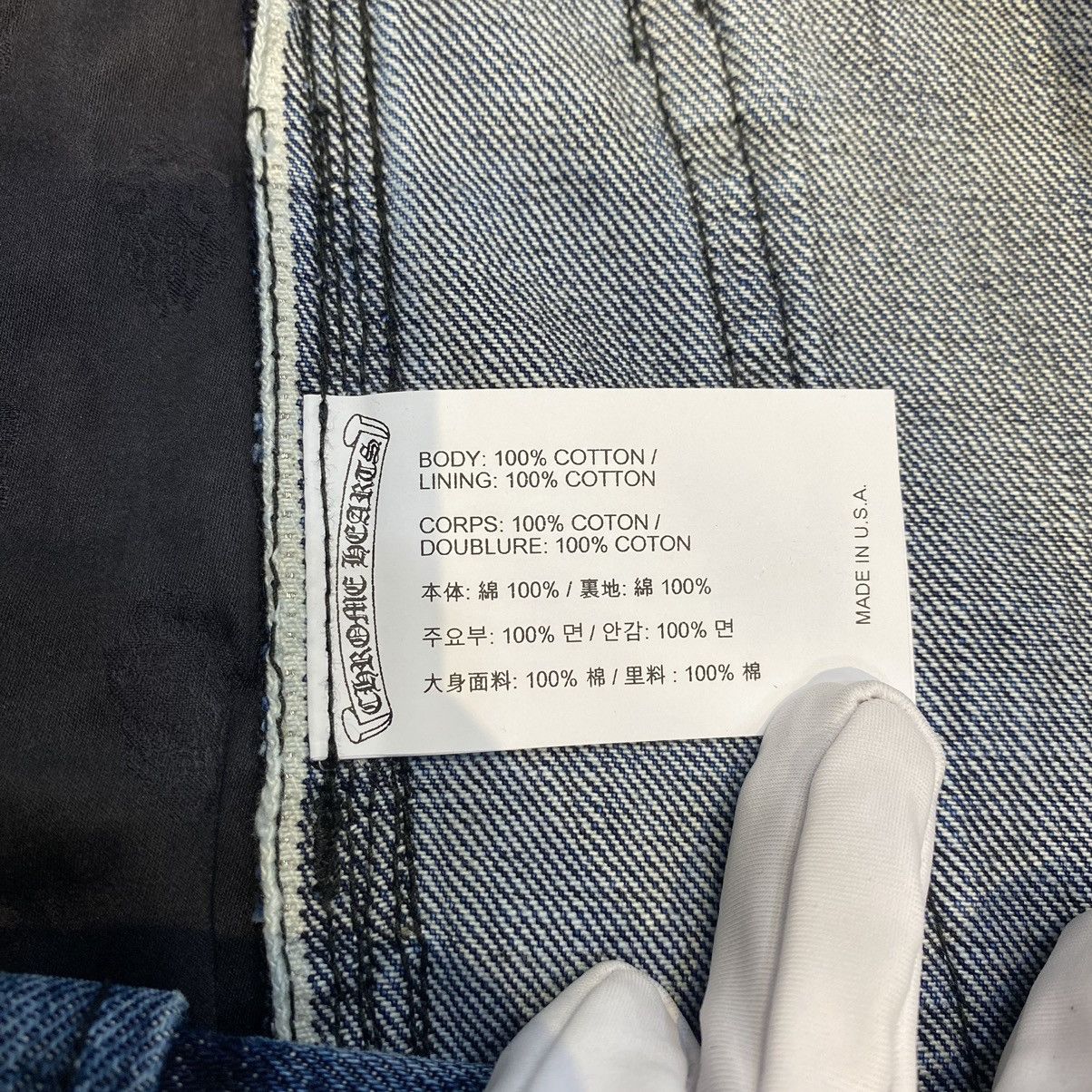 Chrome Hearts Chrome Hearts Carpenter Indigo shorts denim blue Size US 34 / EU 50 - 20 Thumbnail